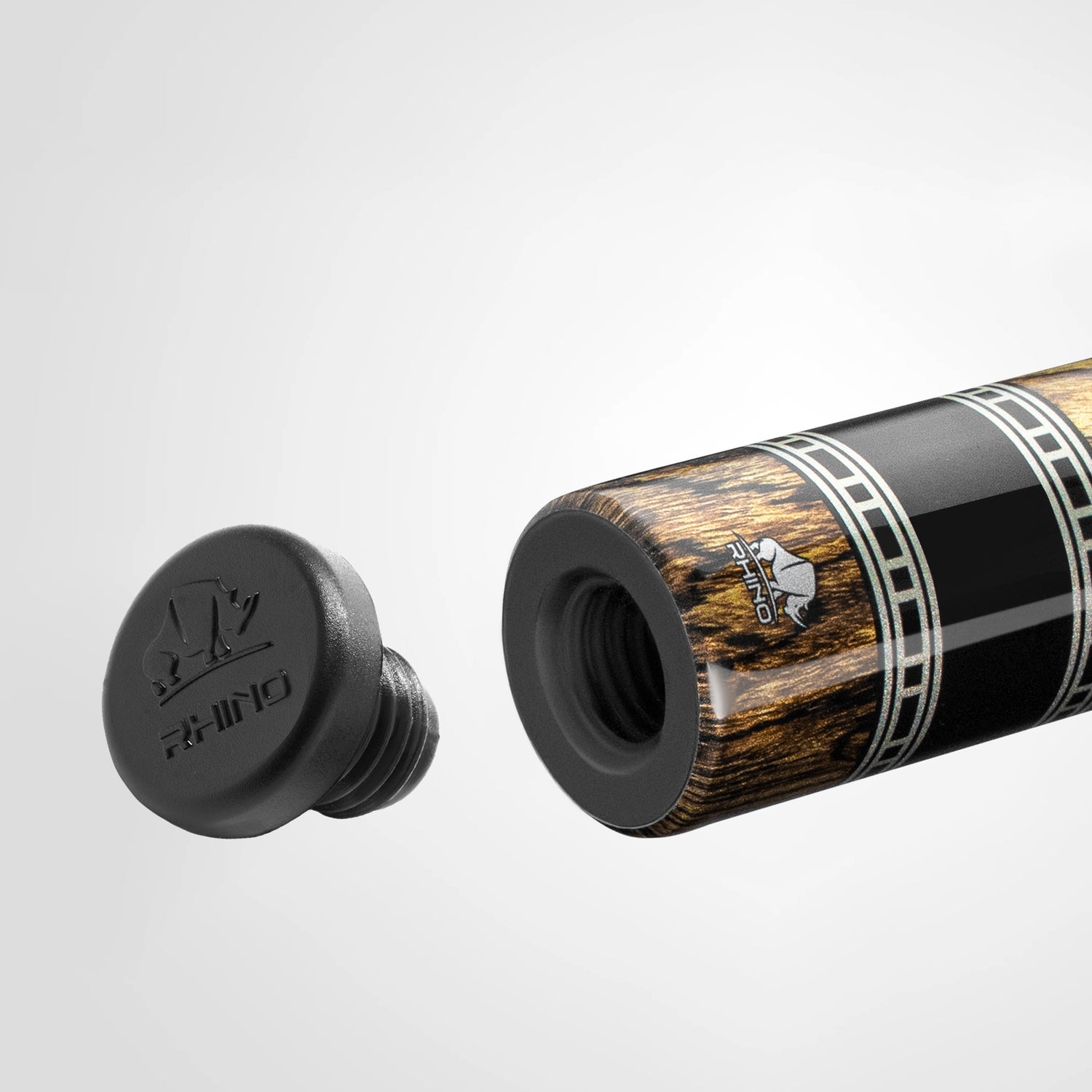 Rhino RETRÔ Bocote - Tay cầm da Microfiber cao cấp vân Kỳ Đà