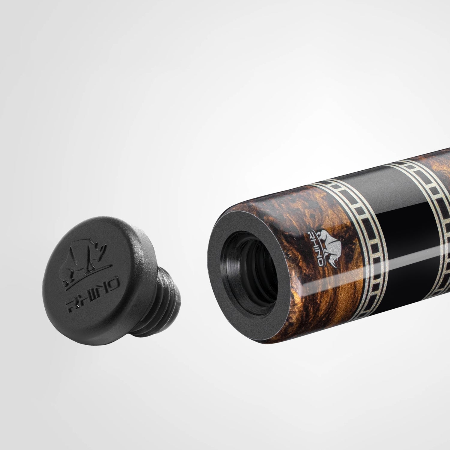 Rhino RETRÔ Thuya - Tay cầm da Microfiber cao cấp vân Kỳ Đà