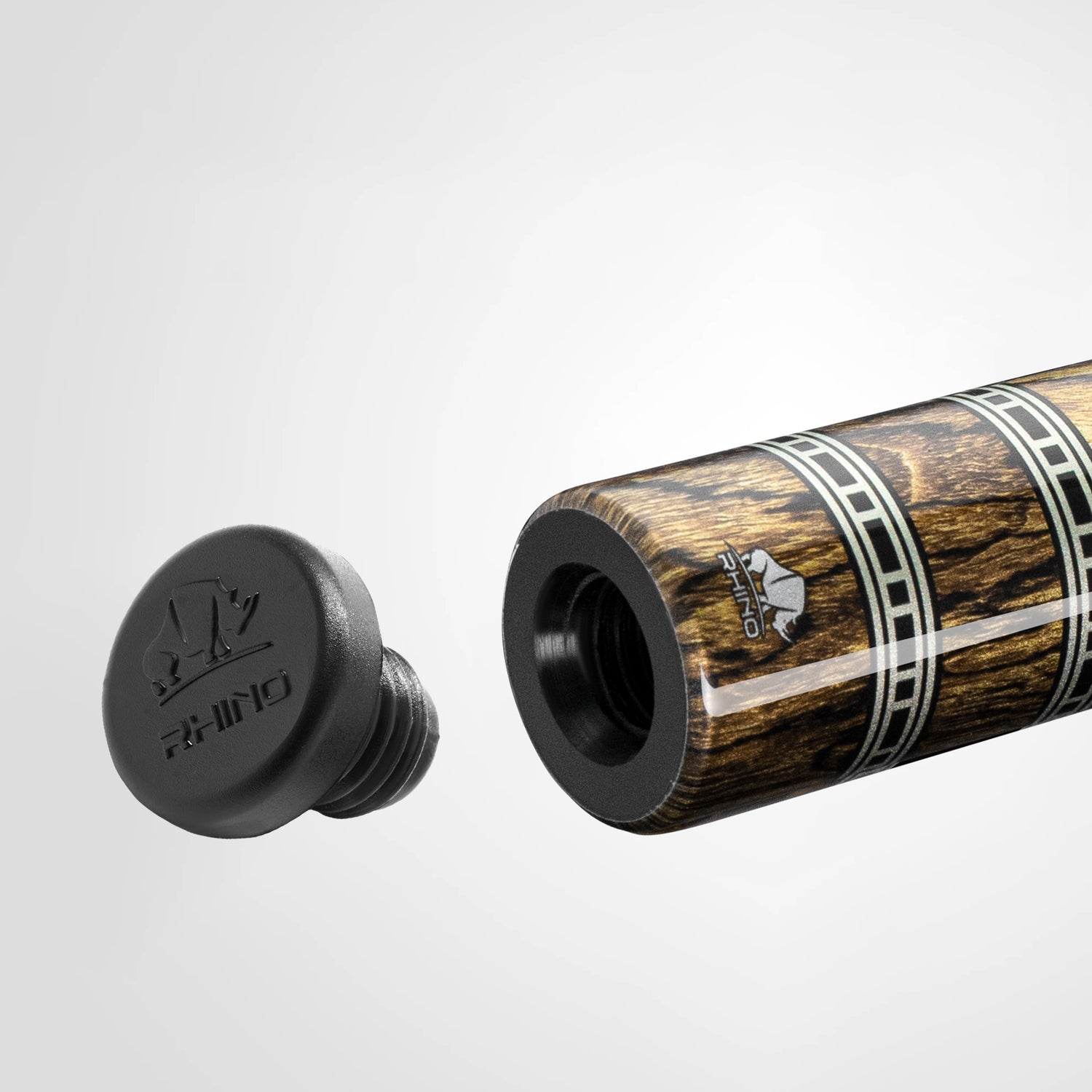 Rhino RETRÔ Bocote - Tay cầm da Microfiber cao cấp vân Cá Sấu