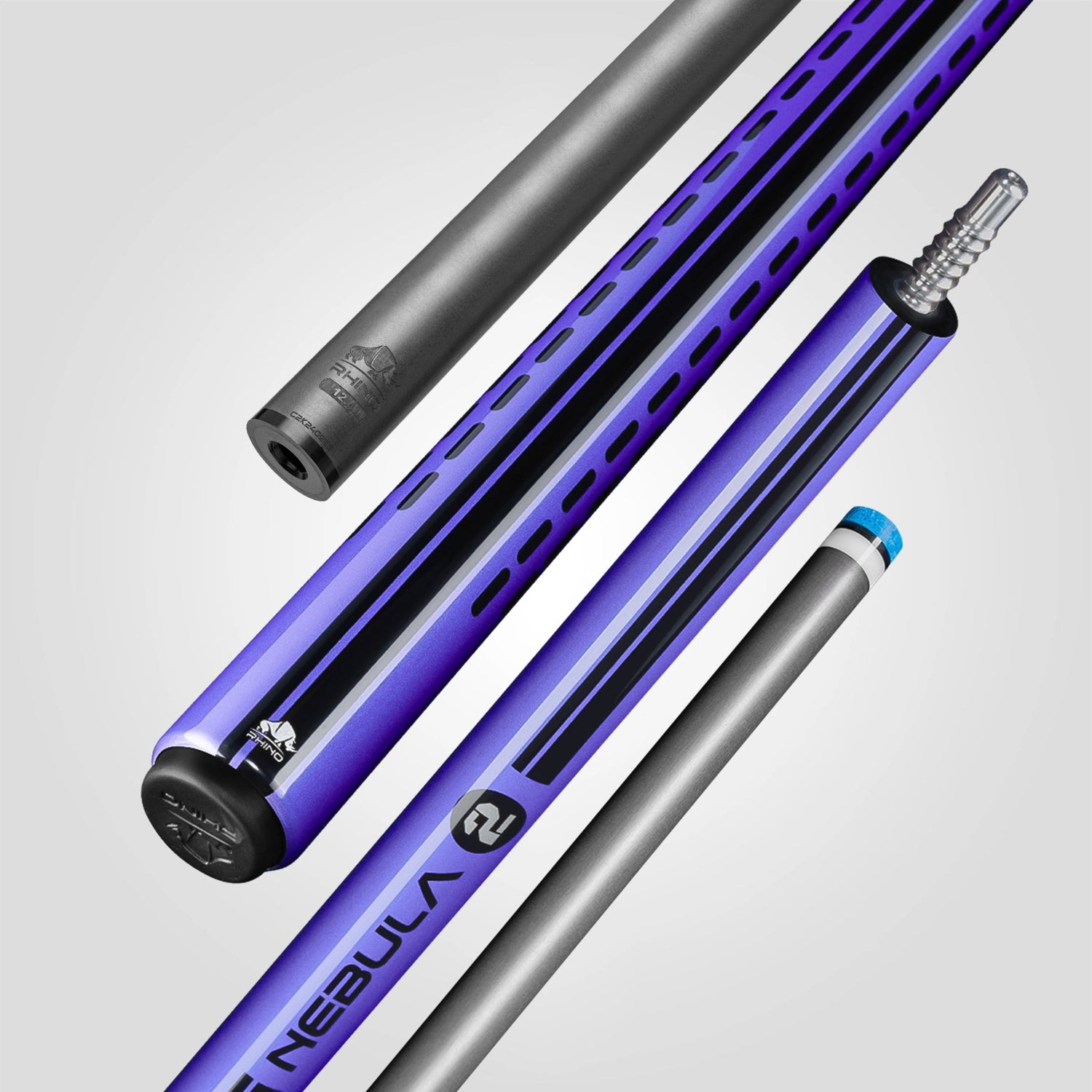 Nebula 2 Pool Cue - Amethyst Purple