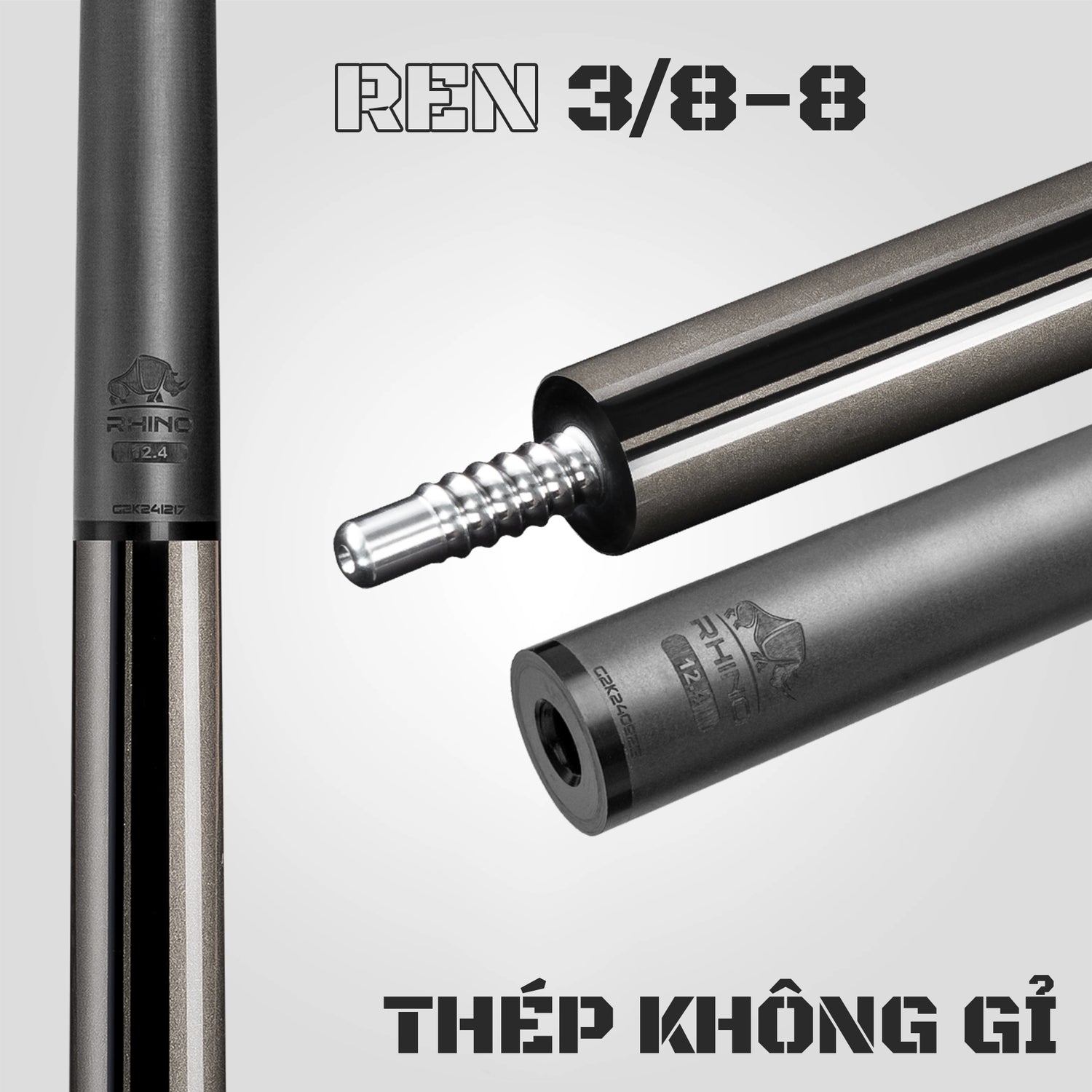 GẬY ĐÁNH NEBULA 2 CHARCOAL GRAY - TAY CẦM SPORT