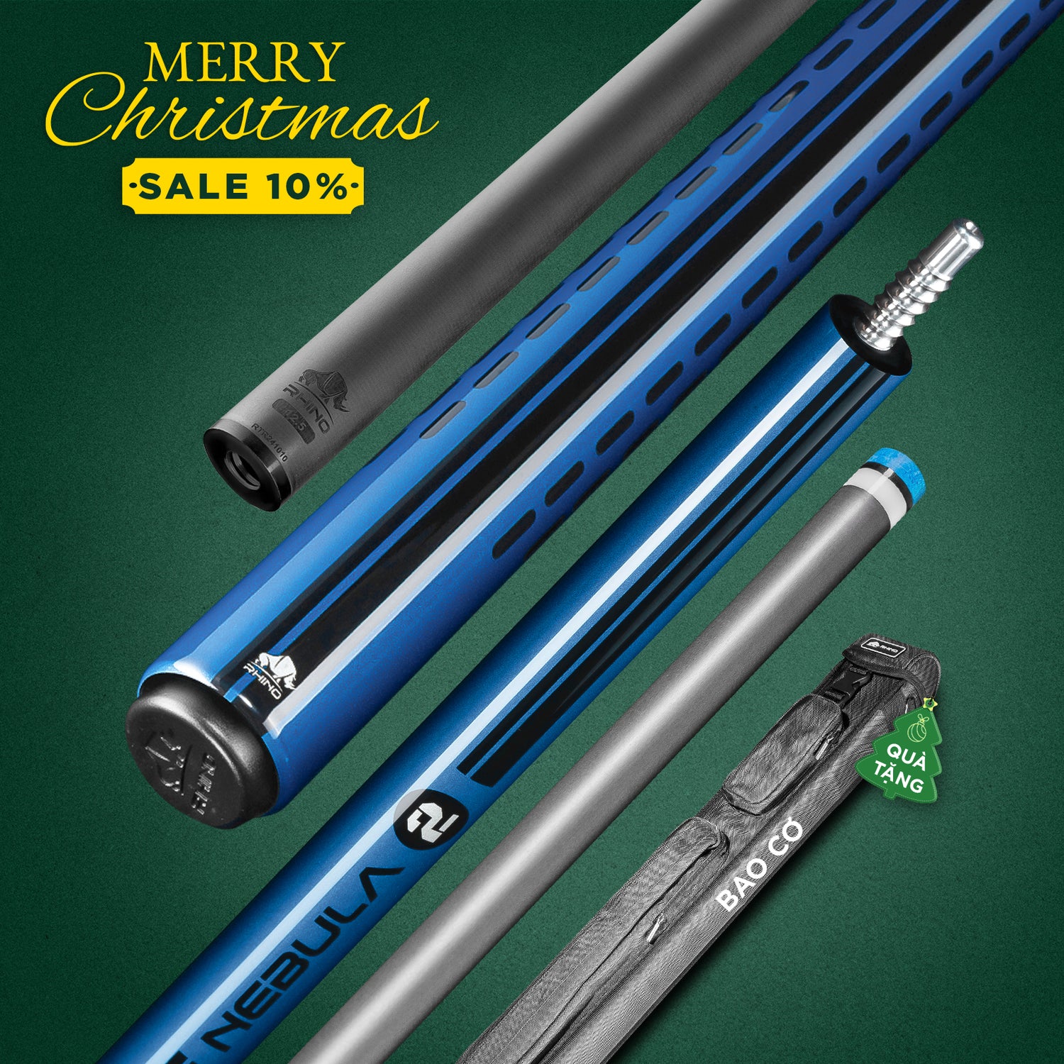 GẬY ĐÁNH NEBULA 2 SKY BLUE - TAY TRƠN