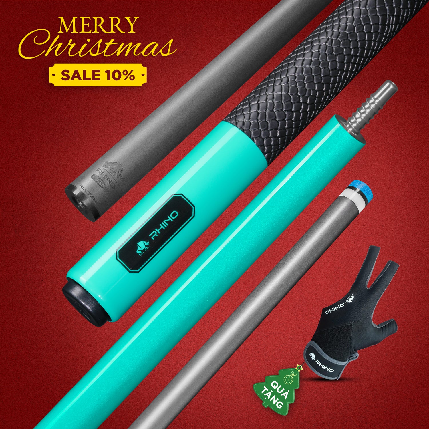 GẬY ĐÁNH LUMINAX - TROPICAL TURQUOISE - TAY CẦM SPORT