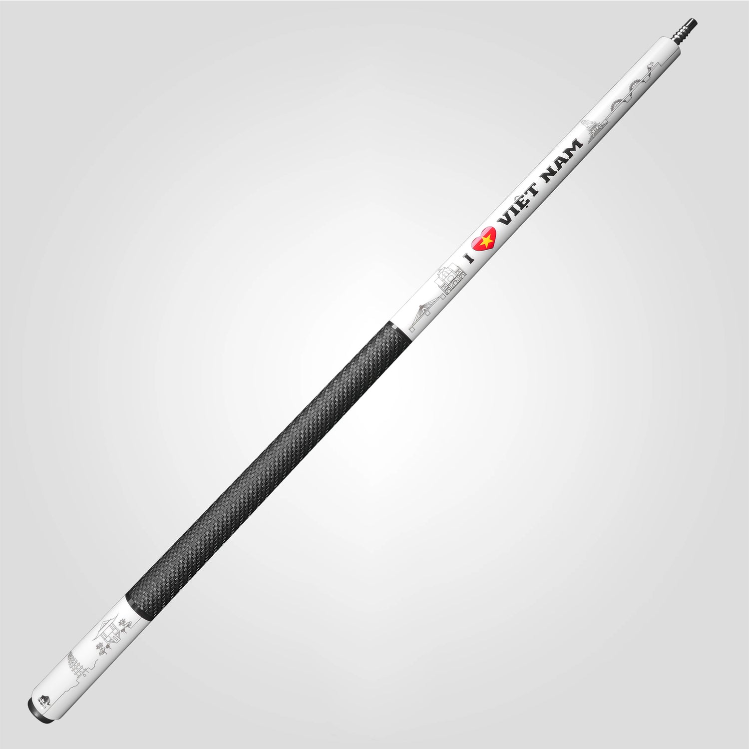 Gậy đánh RHINO TÔI YÊU VIỆT NAM - TRẮNG - TAY CẦM SPORT