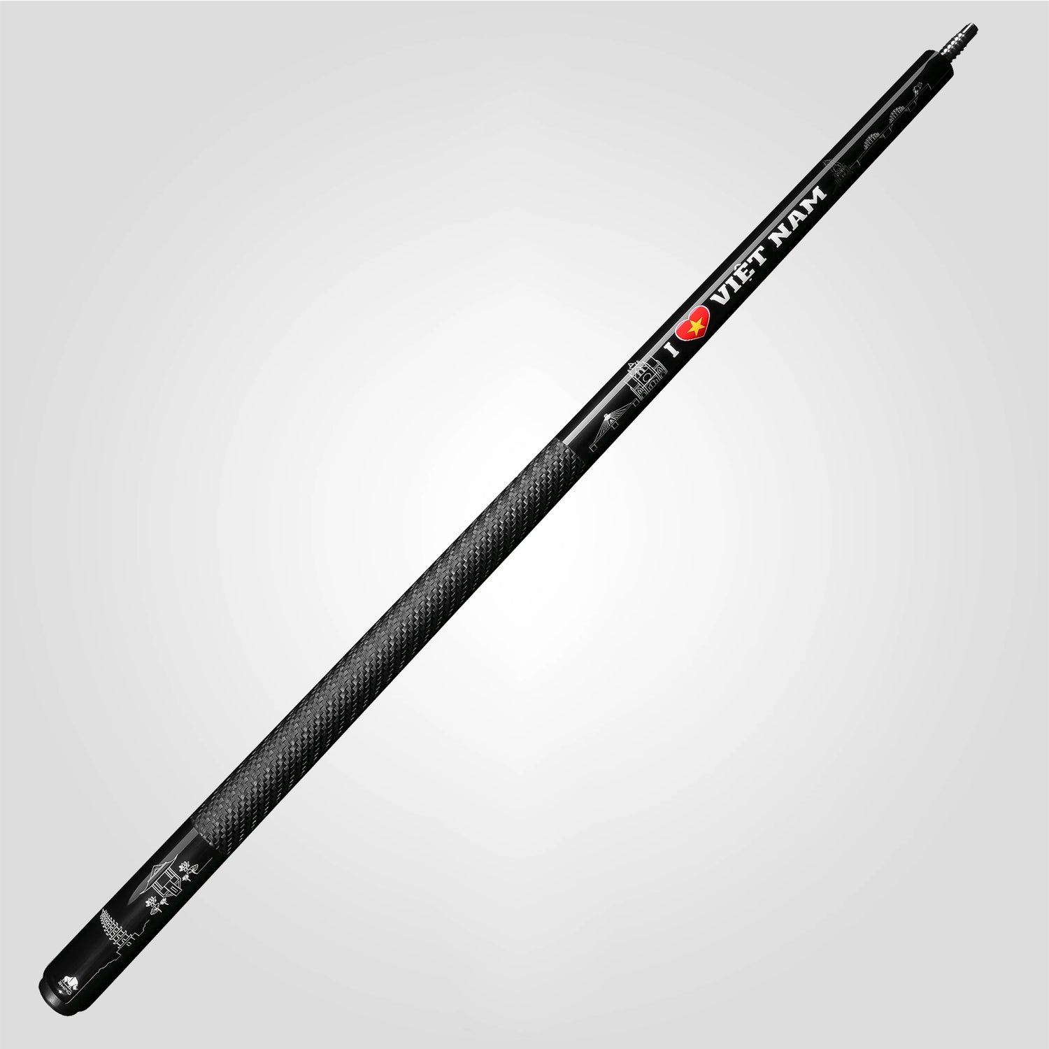 Gậy đánh RHINO TÔI YÊU VIỆT NAM - ĐEN - TAY CẦM SPORT