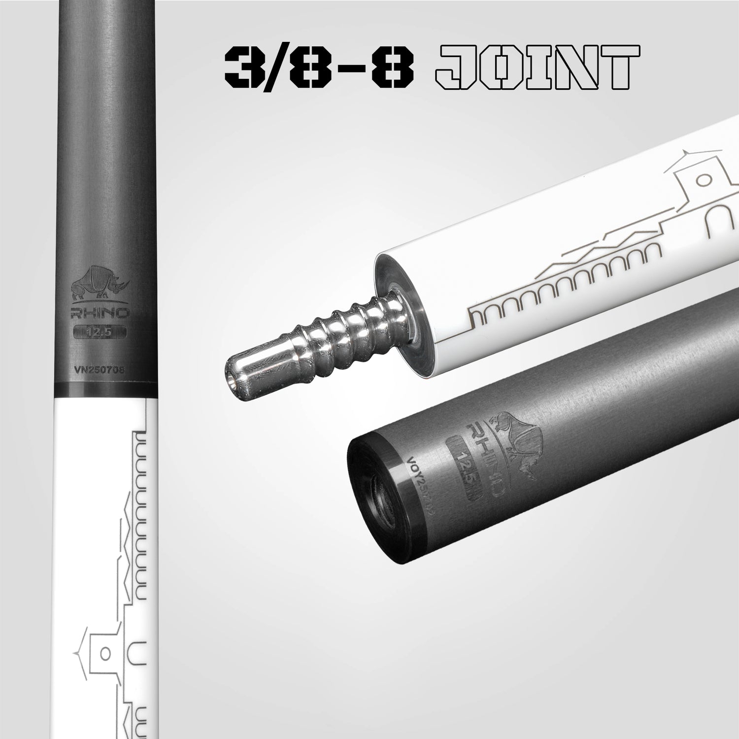 Gậy đánh RHINO TÔI YÊU VIỆT NAM - TRẮNG