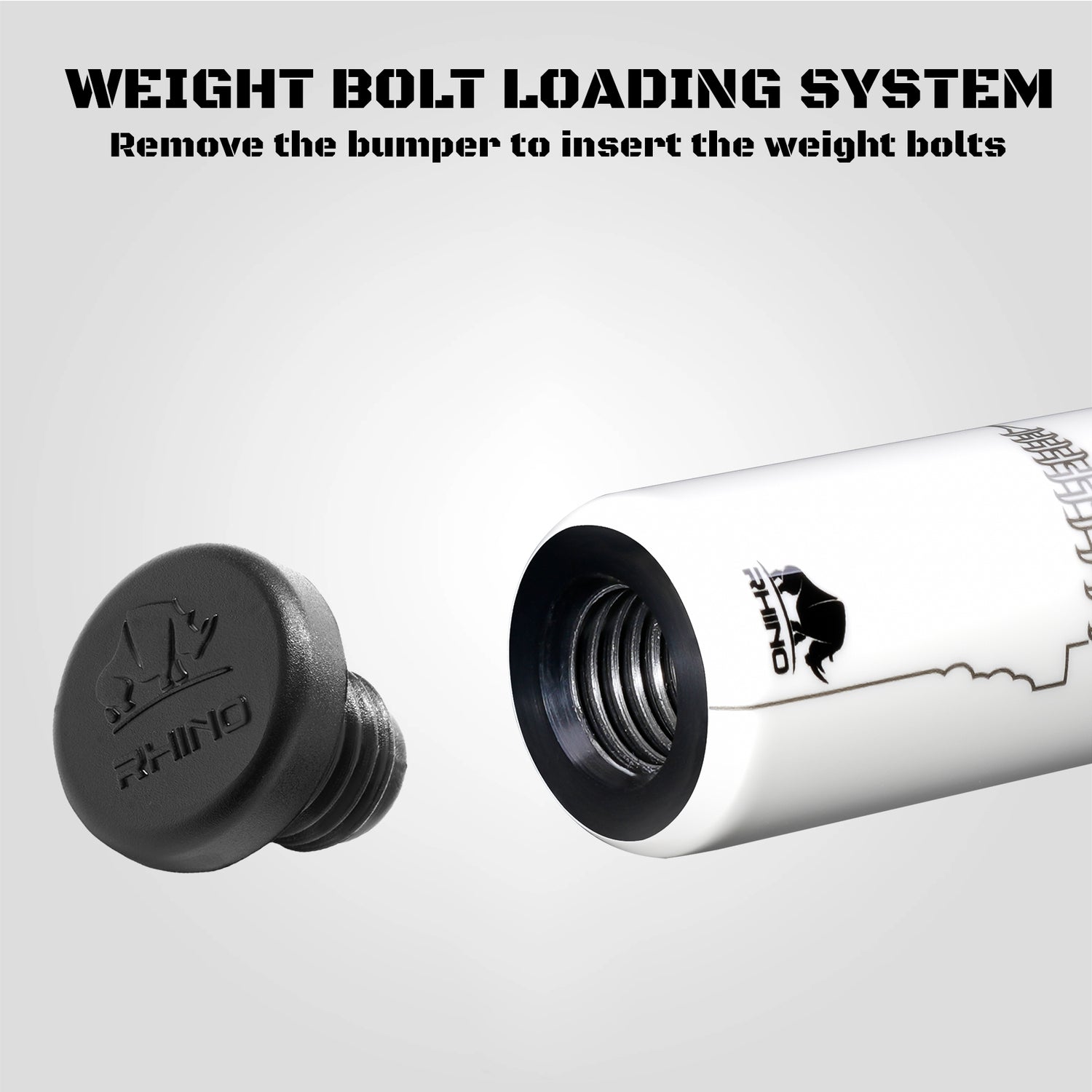 Gậy đánh RHINO TÔI YÊU VIỆT NAM - TRẮNG - TAY CẦM SPORT