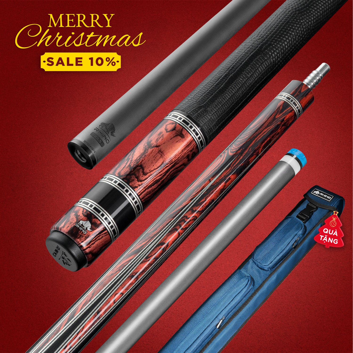 Rhino RETRÔ Cocobolo - Tay cầm da Microfiber cao cấp vân Kỳ Đà