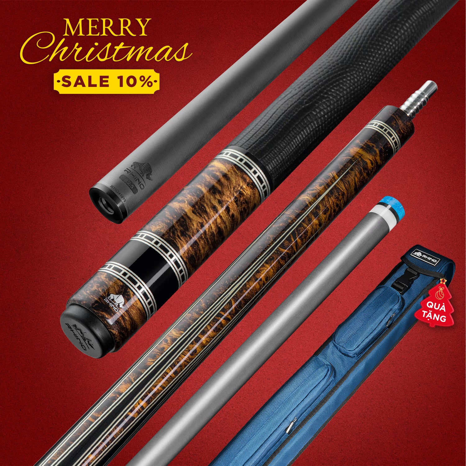 Rhino RETRÔ Thuya - Tay cầm da Microfiber cao cấp vân Kỳ Đà