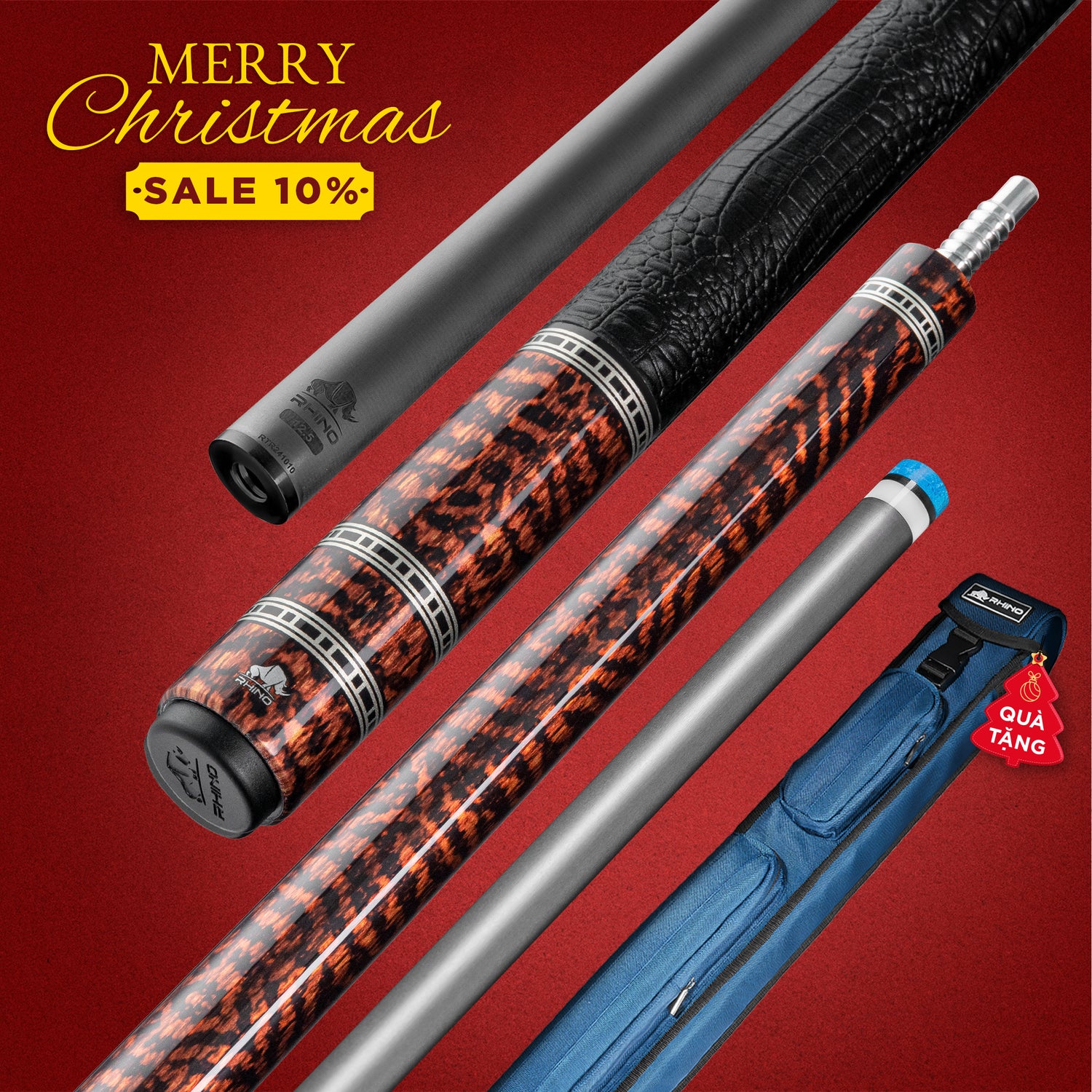 Rhino RETRÔ Snake - Tay cầm da Microfiber cao cấp vân Cá Sấu