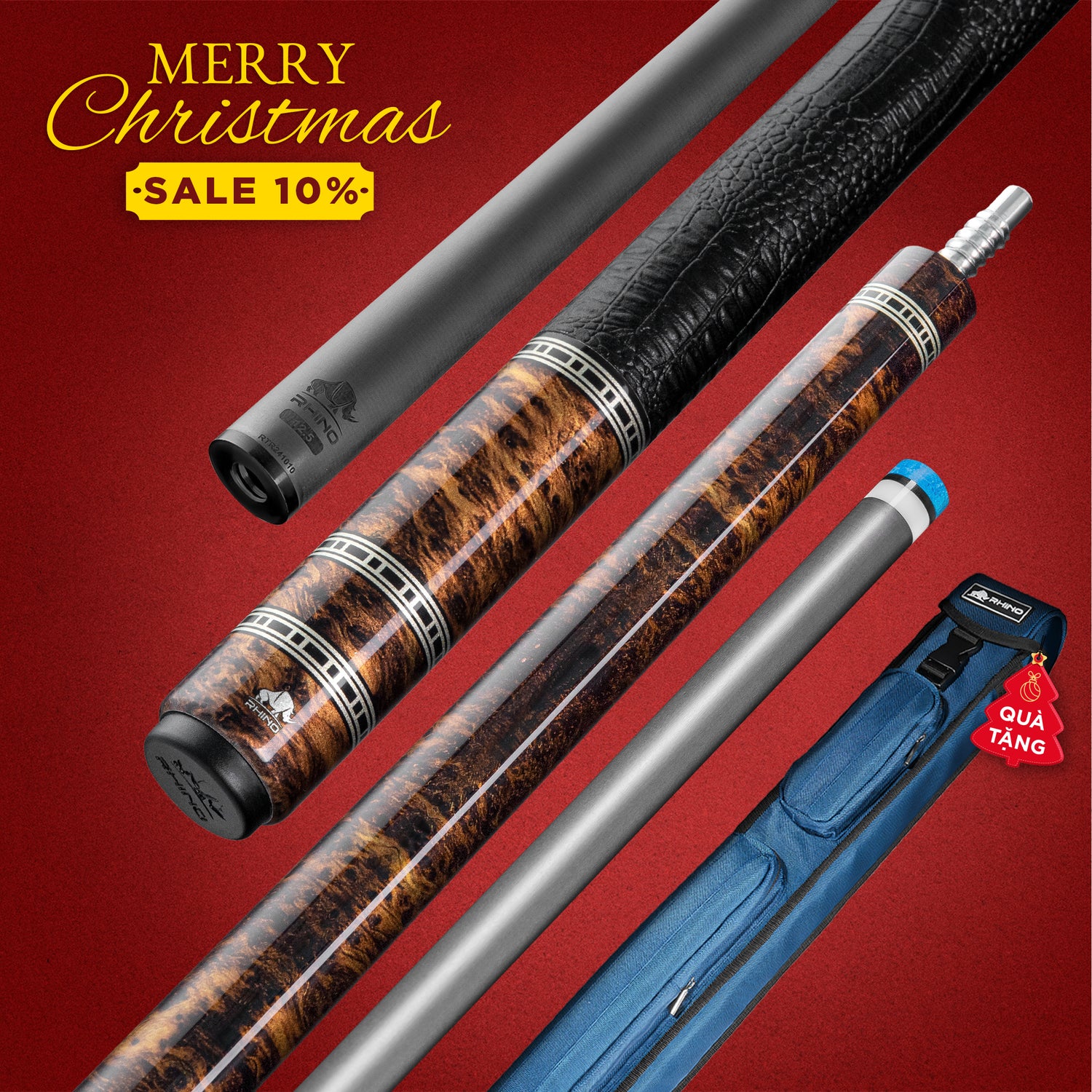 Rhino RETRÔ Thuya - Tay cầm da Microfiber cao cấp vân Cá Sấu