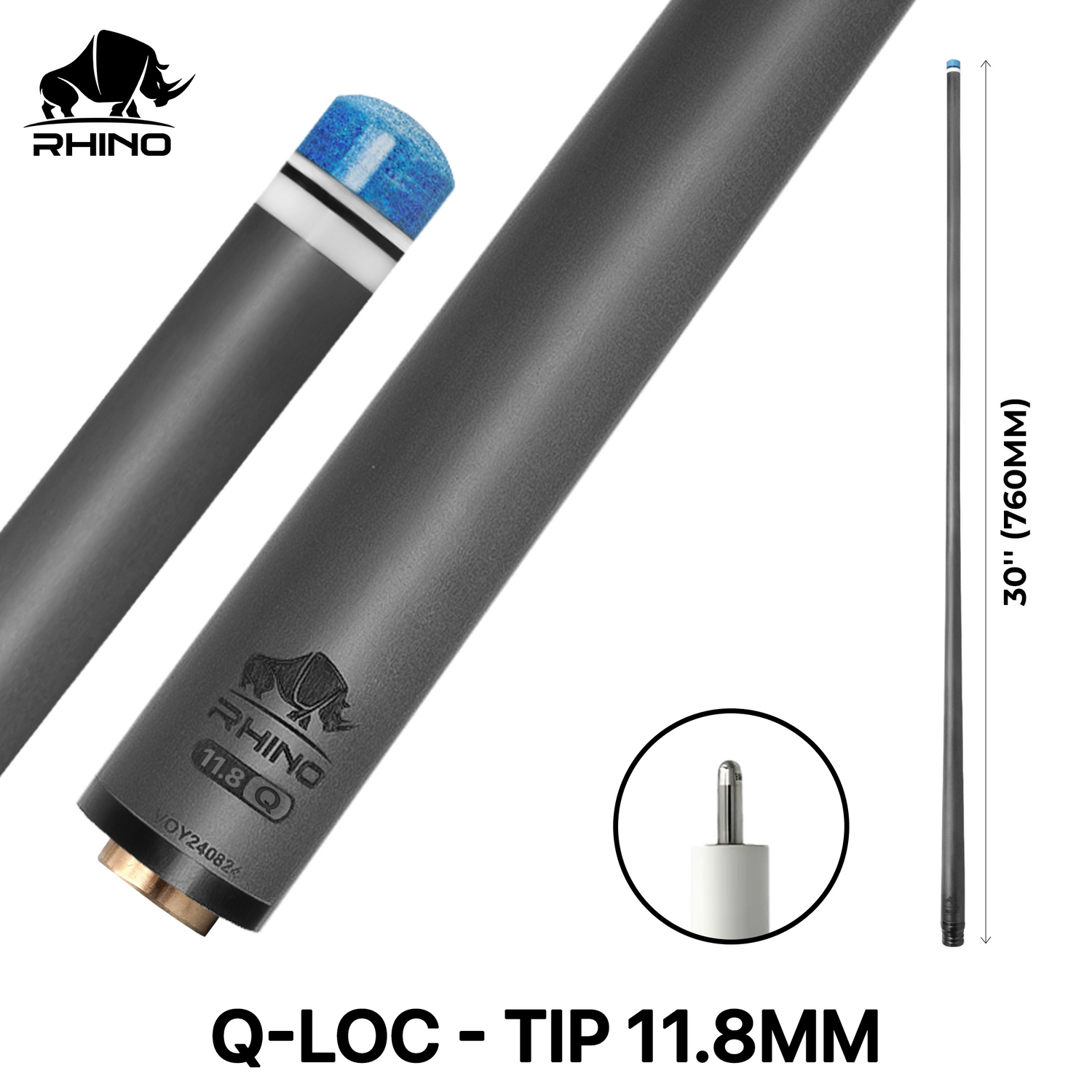 Ngọn Pool Rhino Carbon - Ren Q-loc