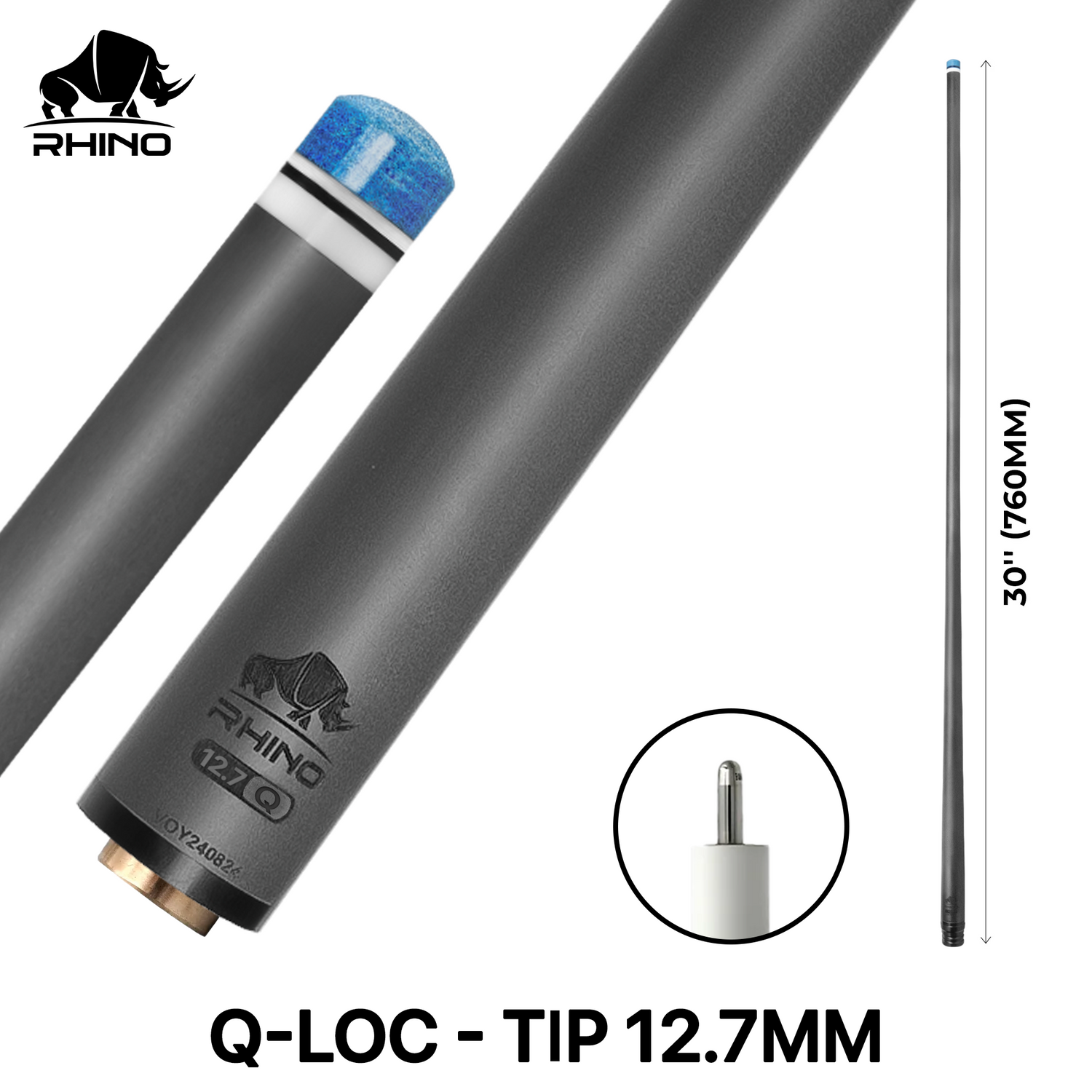 Ngọn Pool Rhino Carbon - Ren Q-loc
