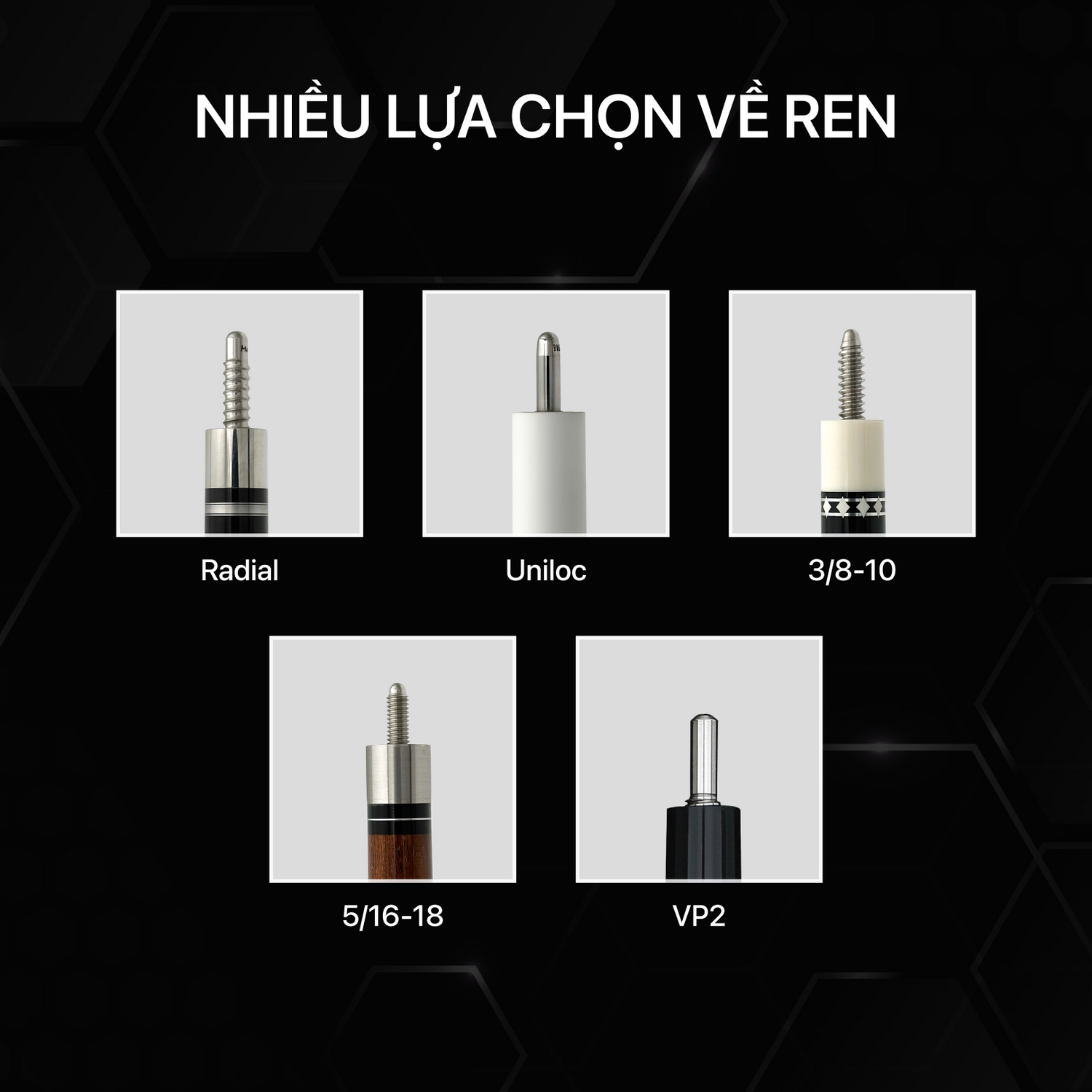 Ngọn Carom Rhino Carbon - Ren Q-loc