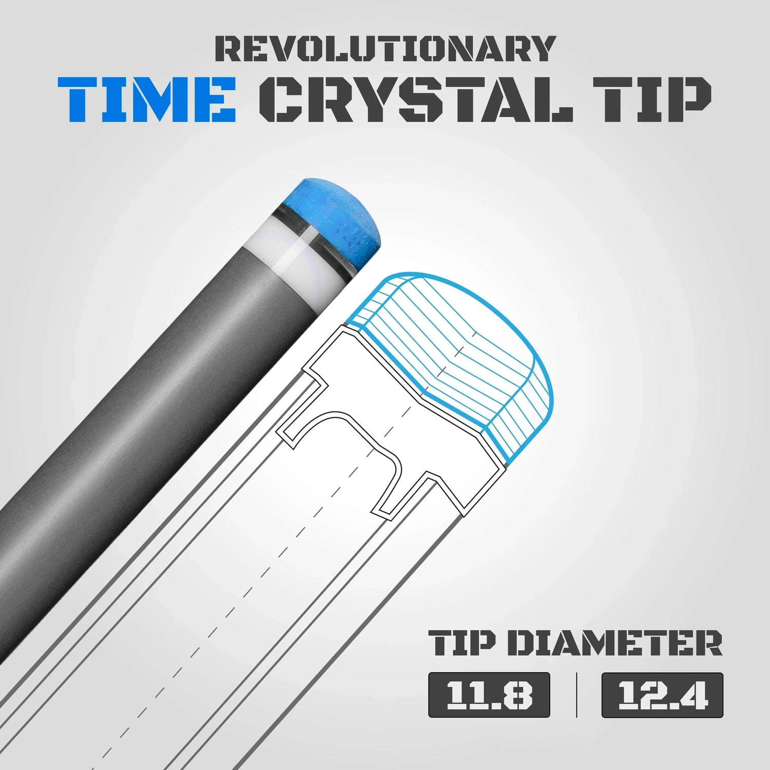 GẬY ĐÁNH NEBULA 2 CHARCOAL GRAY - TAY CẦM SPORT