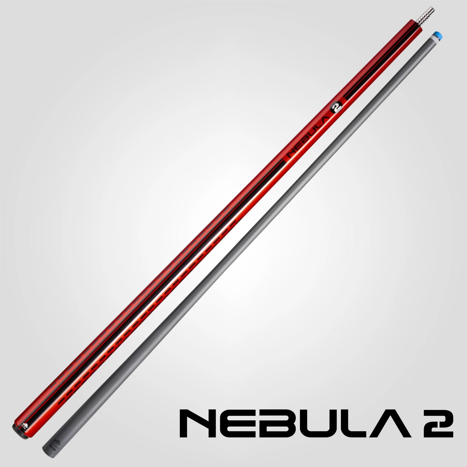 Nebula 2 Pool Cue - Crimson Red