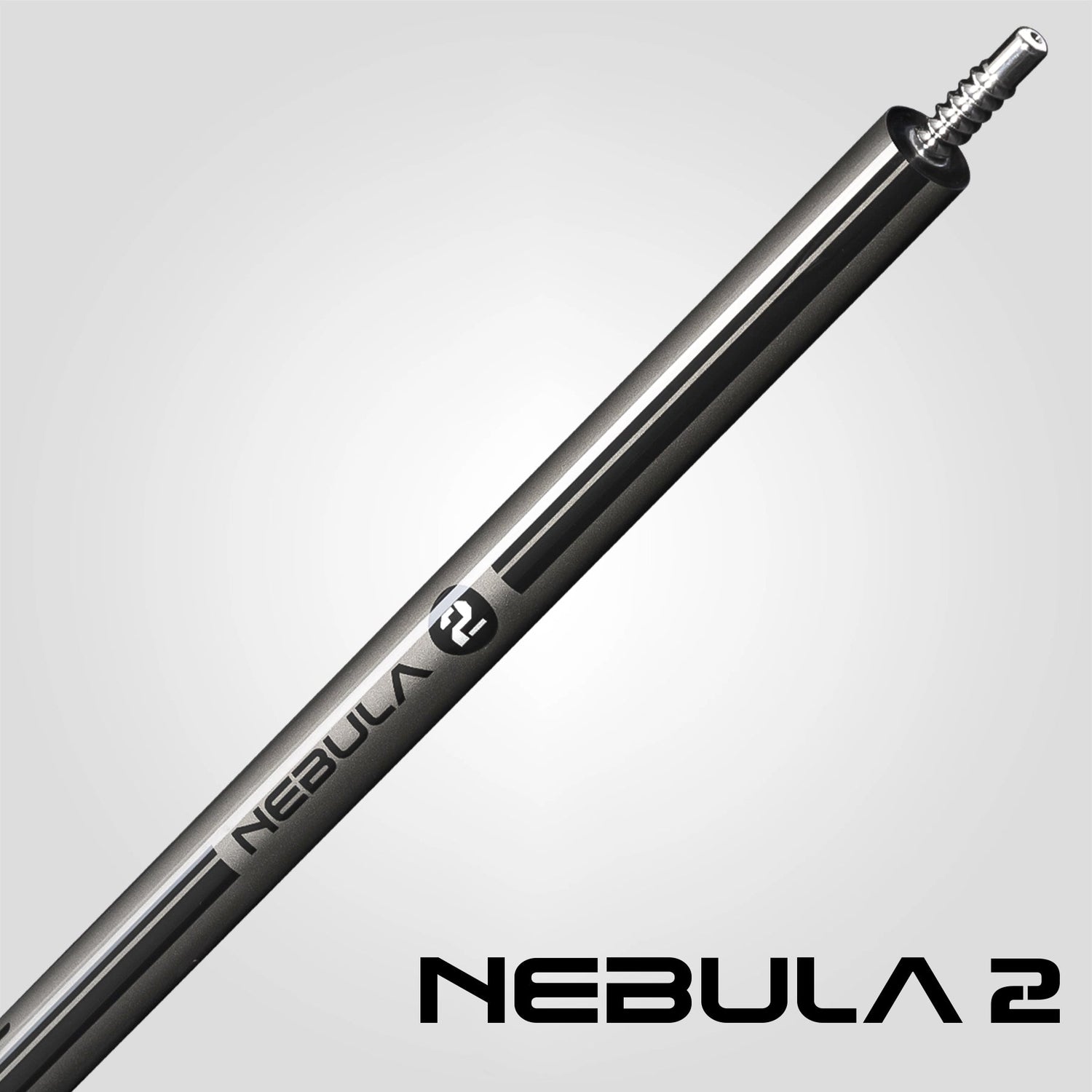 Nebula 2 Pool Cue - Charcoal Gray