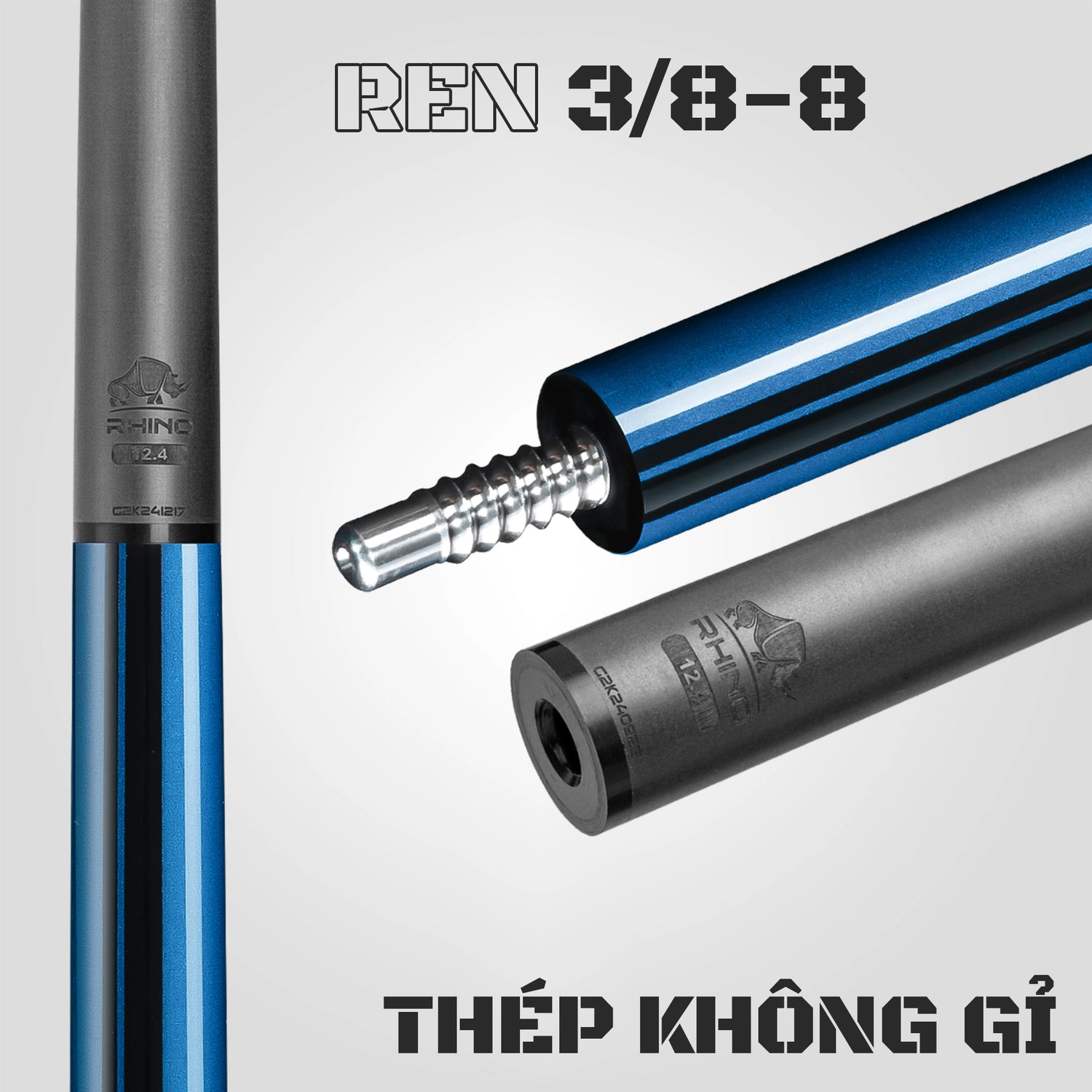 Nebula 2 Pool Cue - Sky Blue - Tay cầm Sport