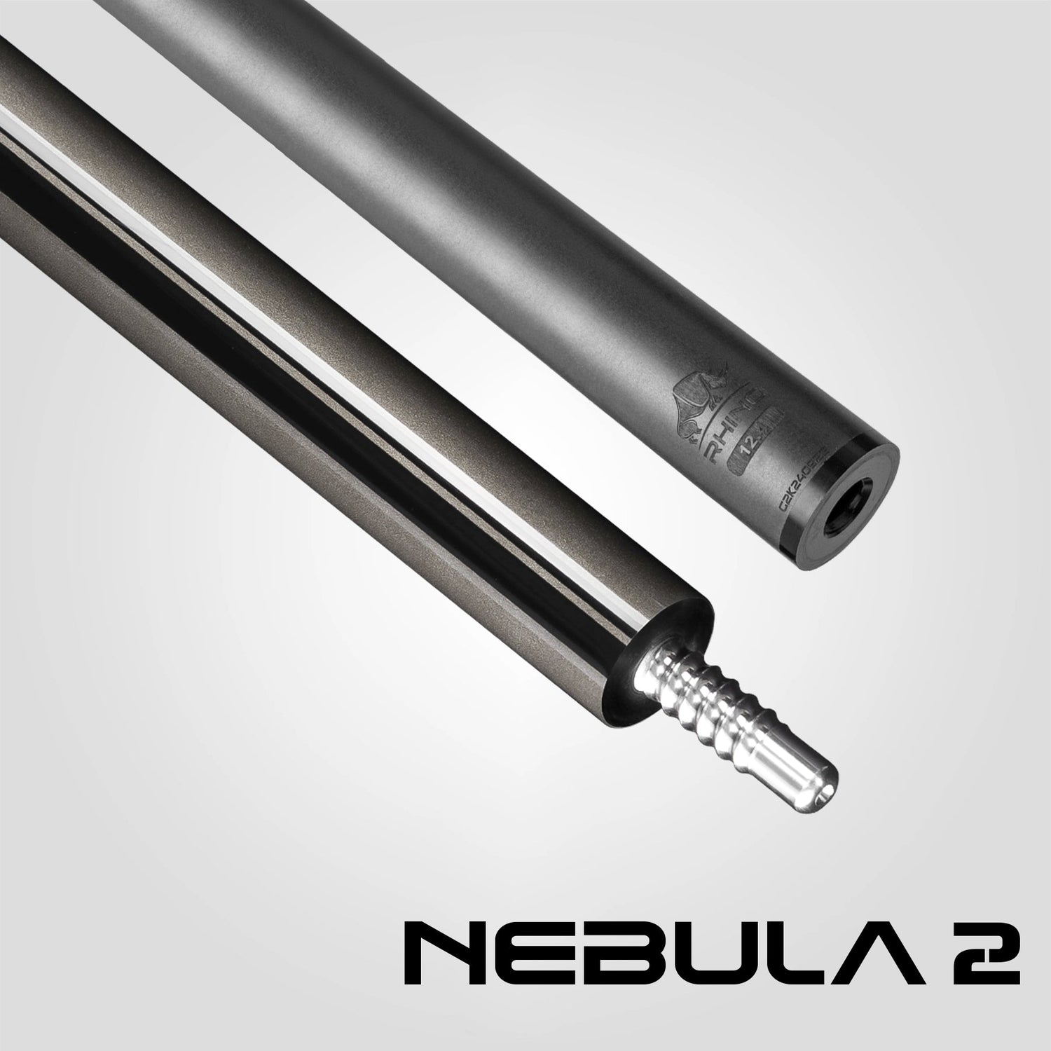 Nebula 2 Pool Cue - Charcoal Gray