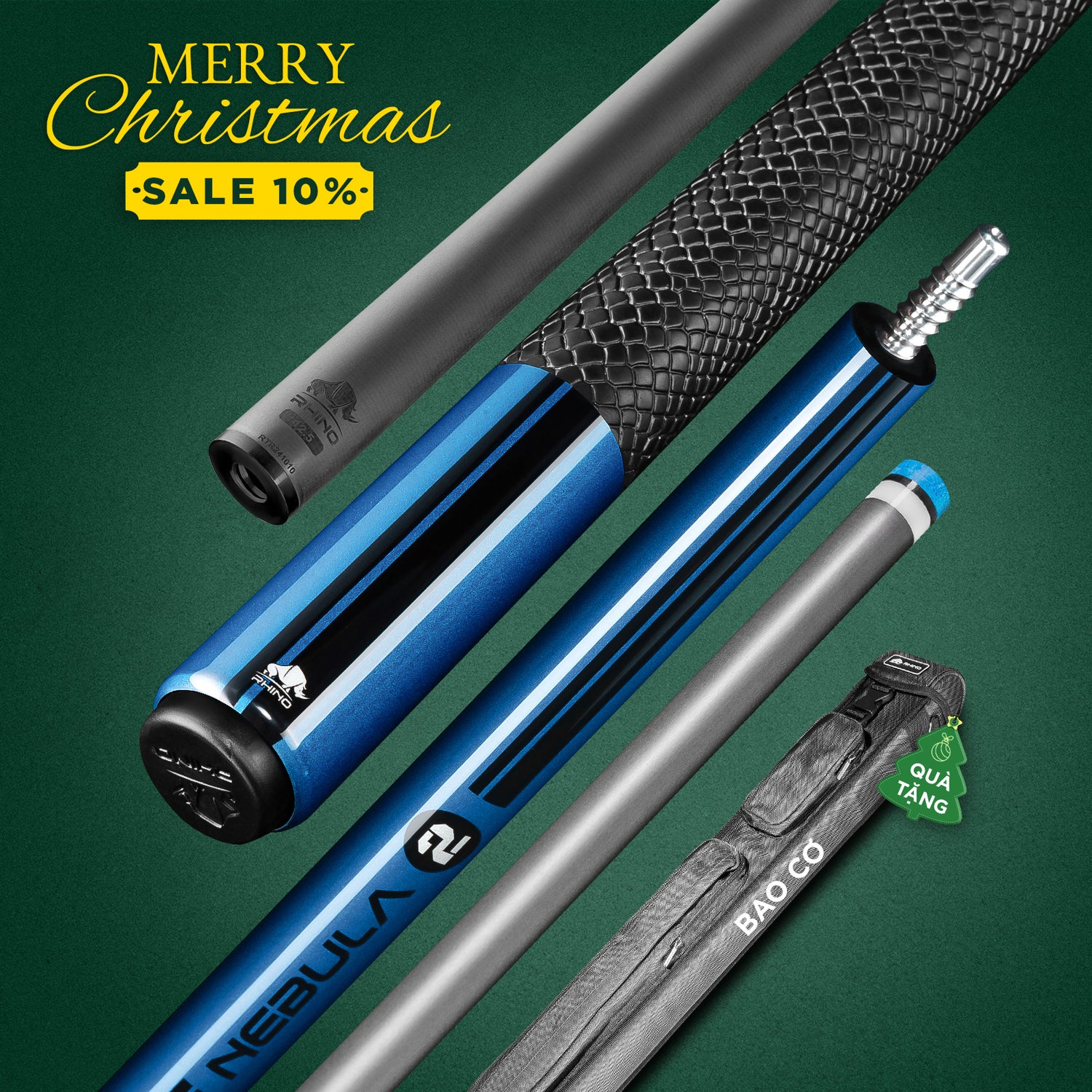 GẬY ĐÁNH NEBULA 2 SKY BLUE - TAY CẦM SPORT