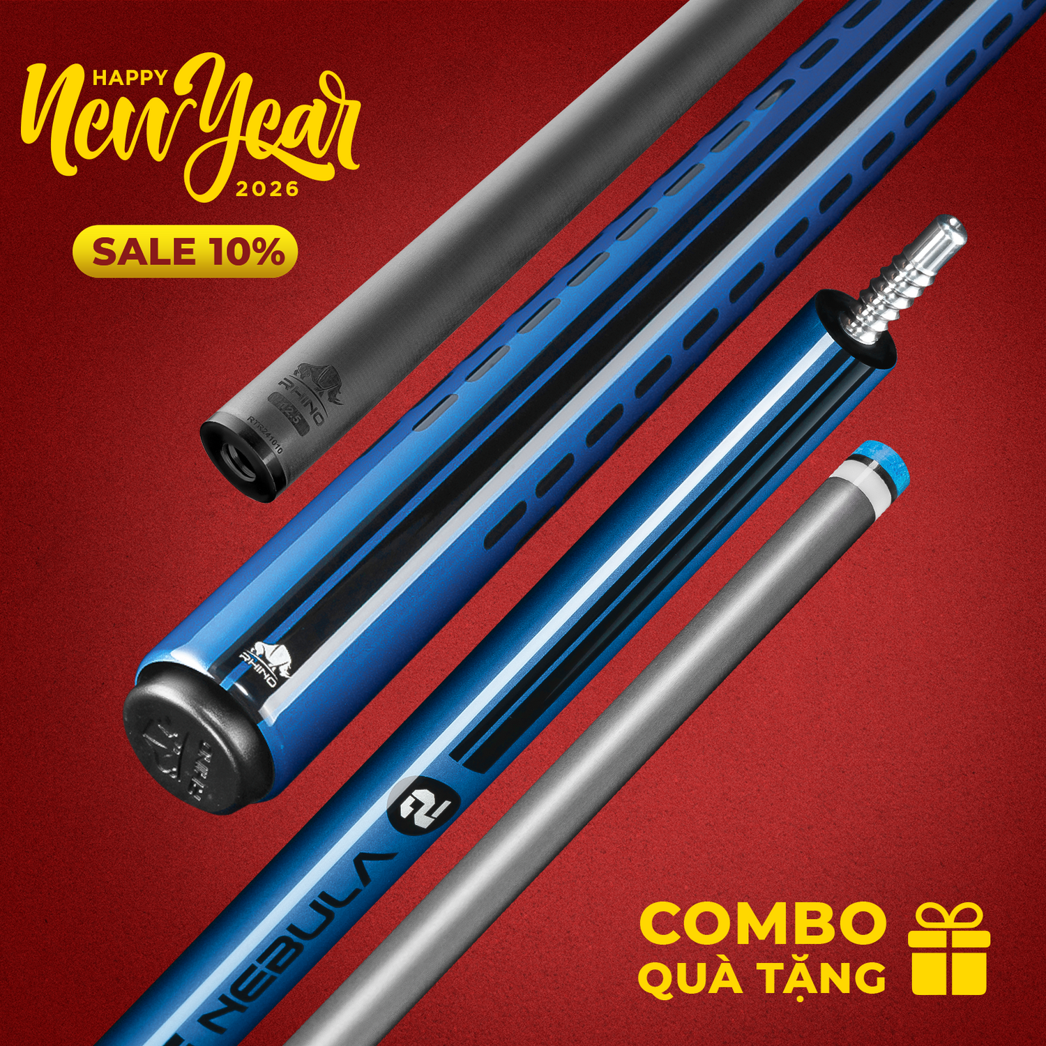 GẬY ĐÁNH NEBULA 2 SKY BLUE - TAY TRƠN