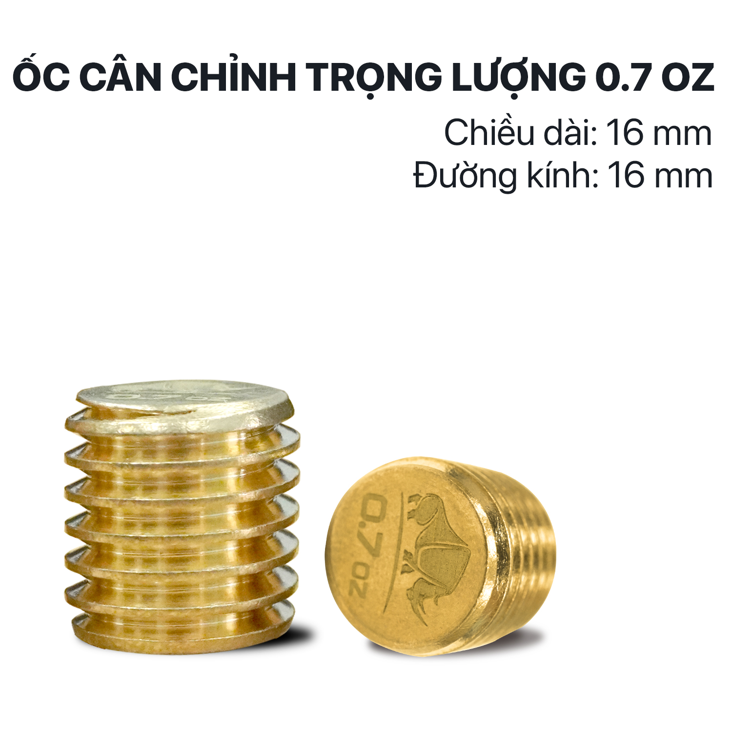 Bộ ốc cân chỉnh trọng lượng