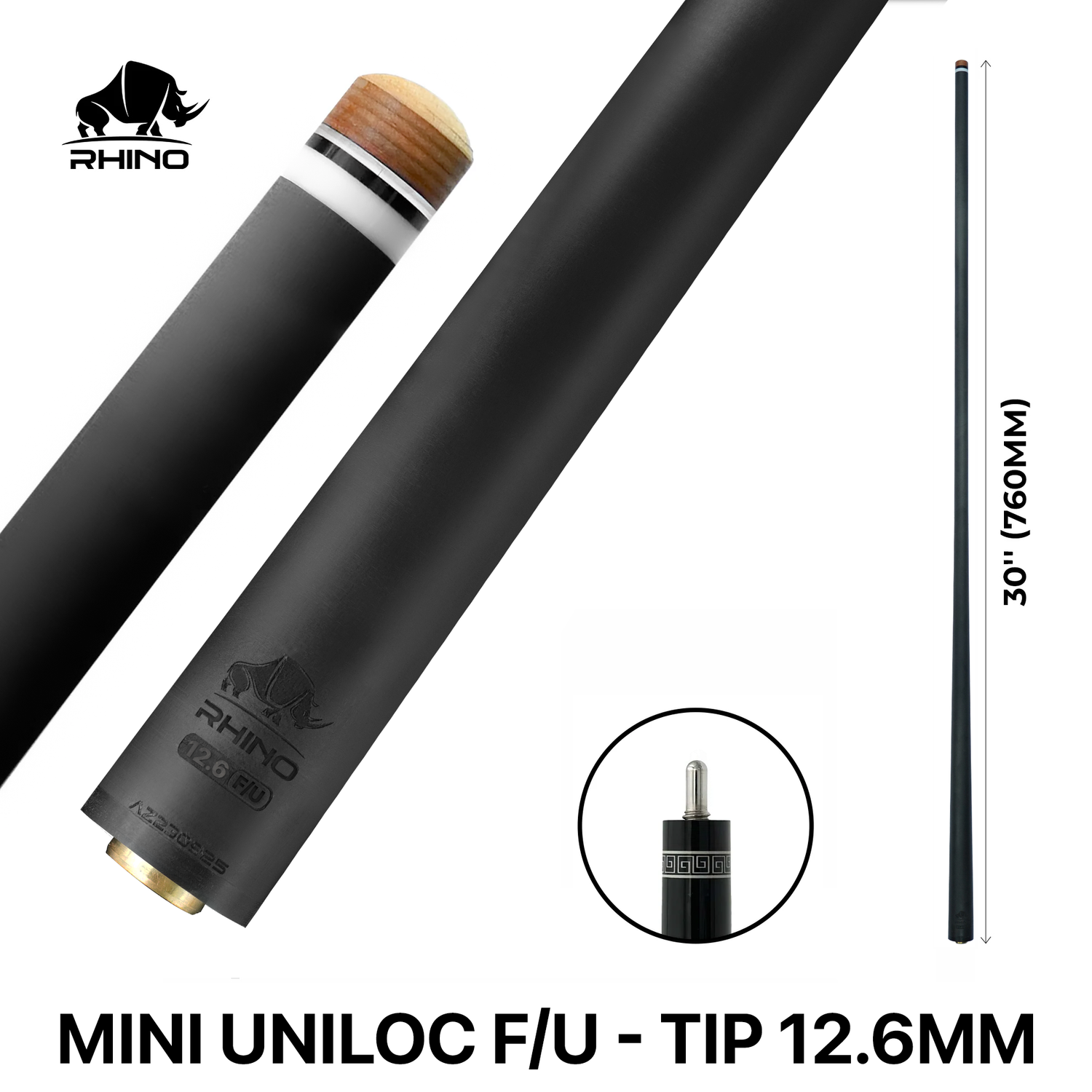 Ngọn Pool Rhino Carbon - Ren Mini Uniloc FU