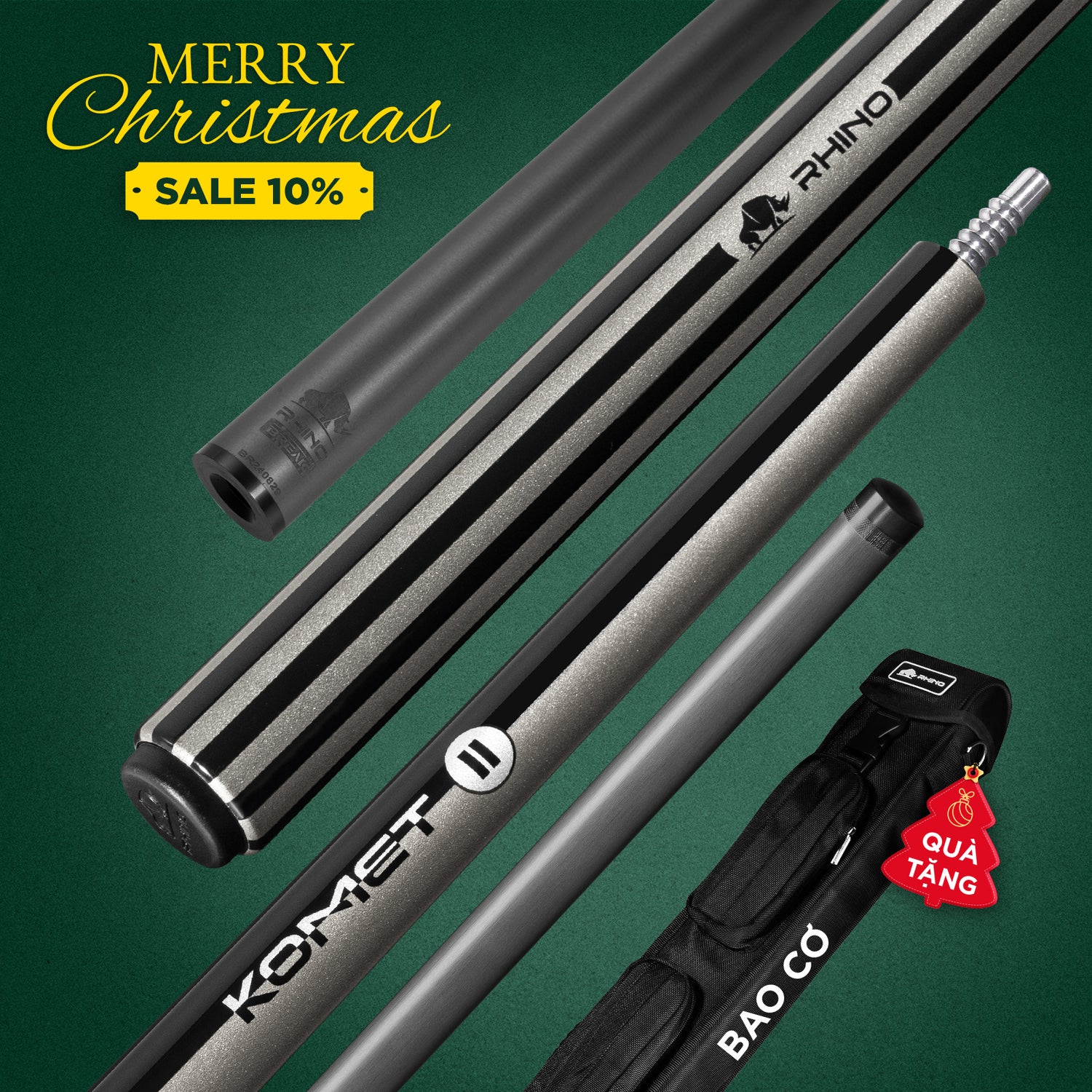 Gậy phá KOMET II - Black & Gray