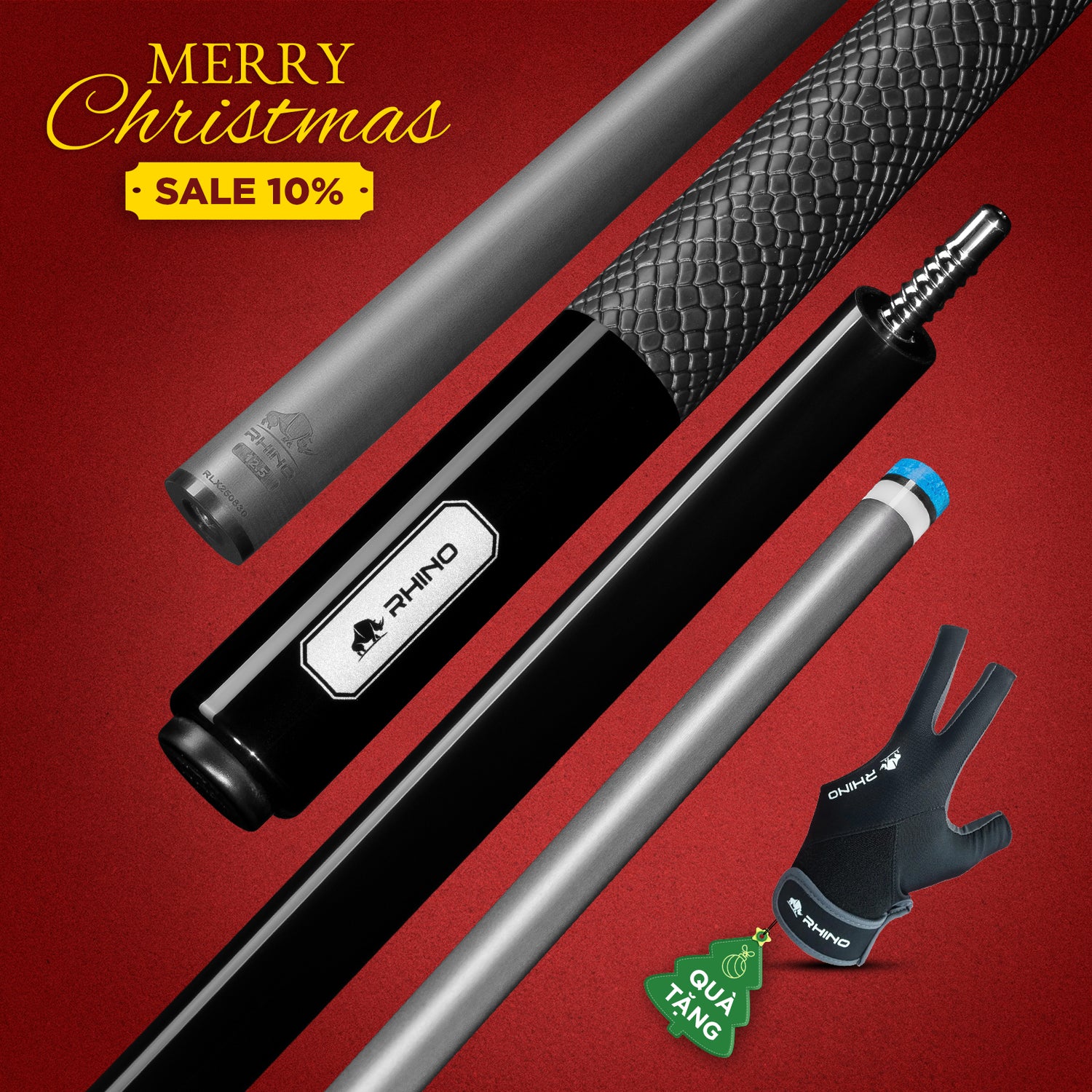 GẬY ĐÁNH LUMINAX - JET BLACK - TAY CẦM SPORT