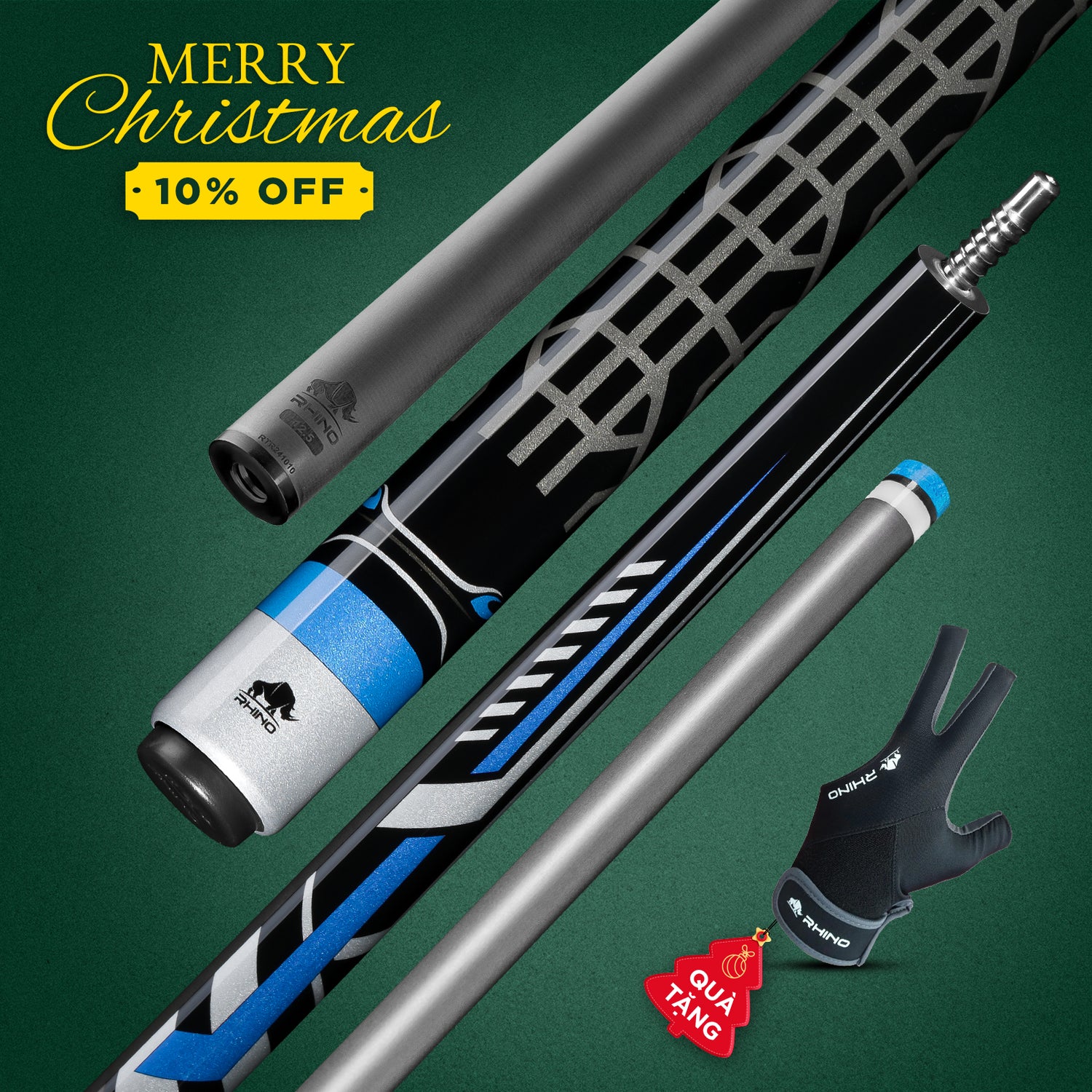 GẬY ĐÁNH  RHINO RACING - VELOCITY BLUE