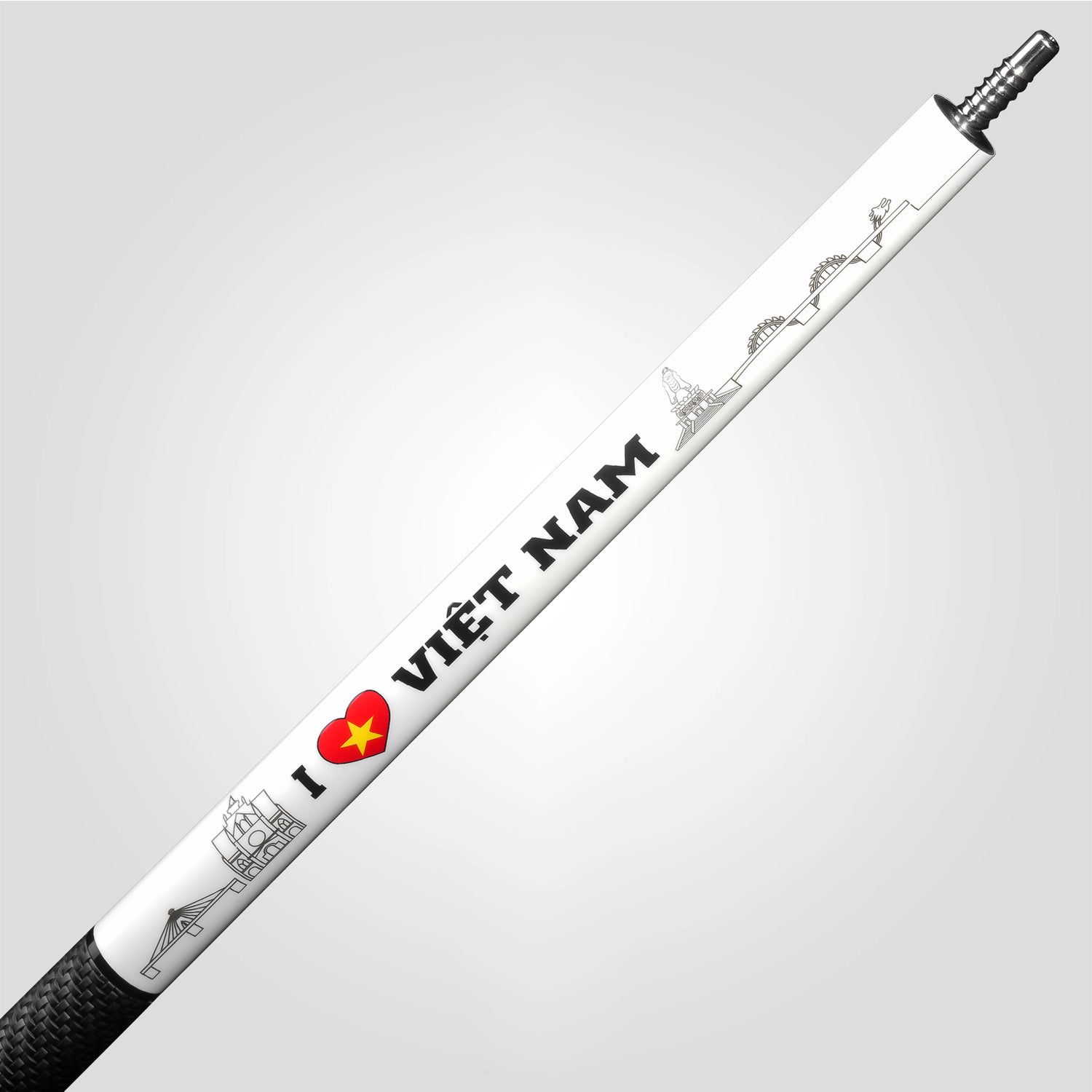 Gậy đánh RHINO TÔI YÊU VIỆT NAM - TRẮNG - TAY CẦM SPORT