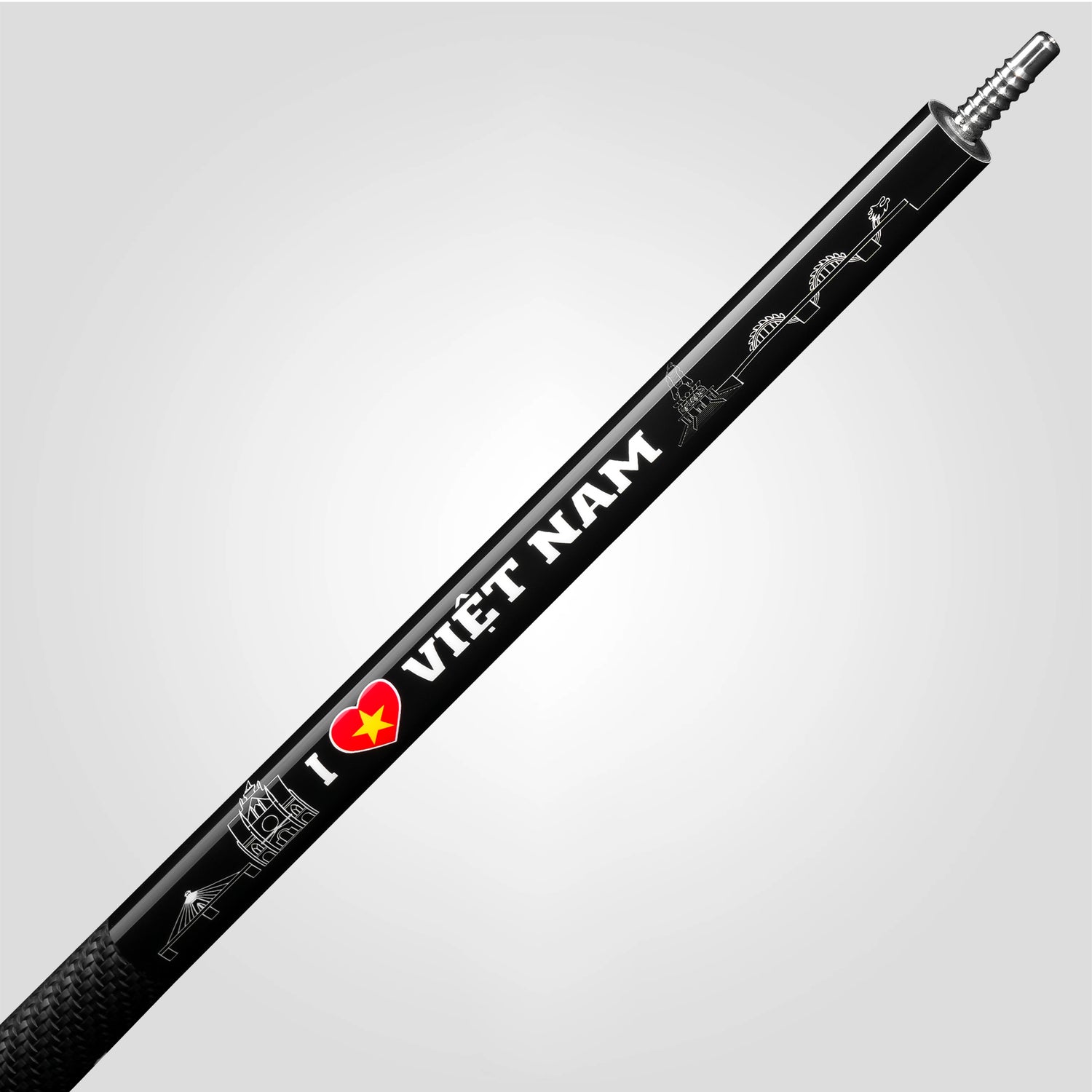Gậy đánh RHINO TÔI YÊU VIỆT NAM - ĐEN - TAY CẦM SPORT