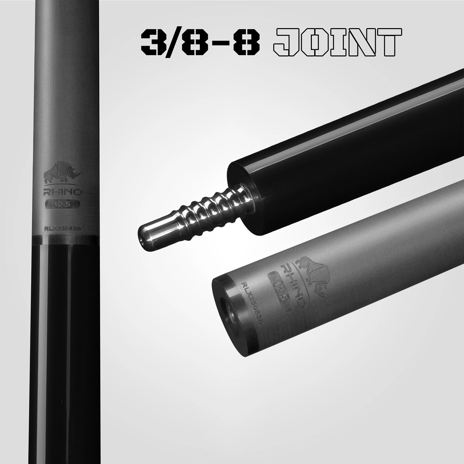 GẬY ĐÁNH LUMINAX - JET BLACK - TAY CẦM SPORT