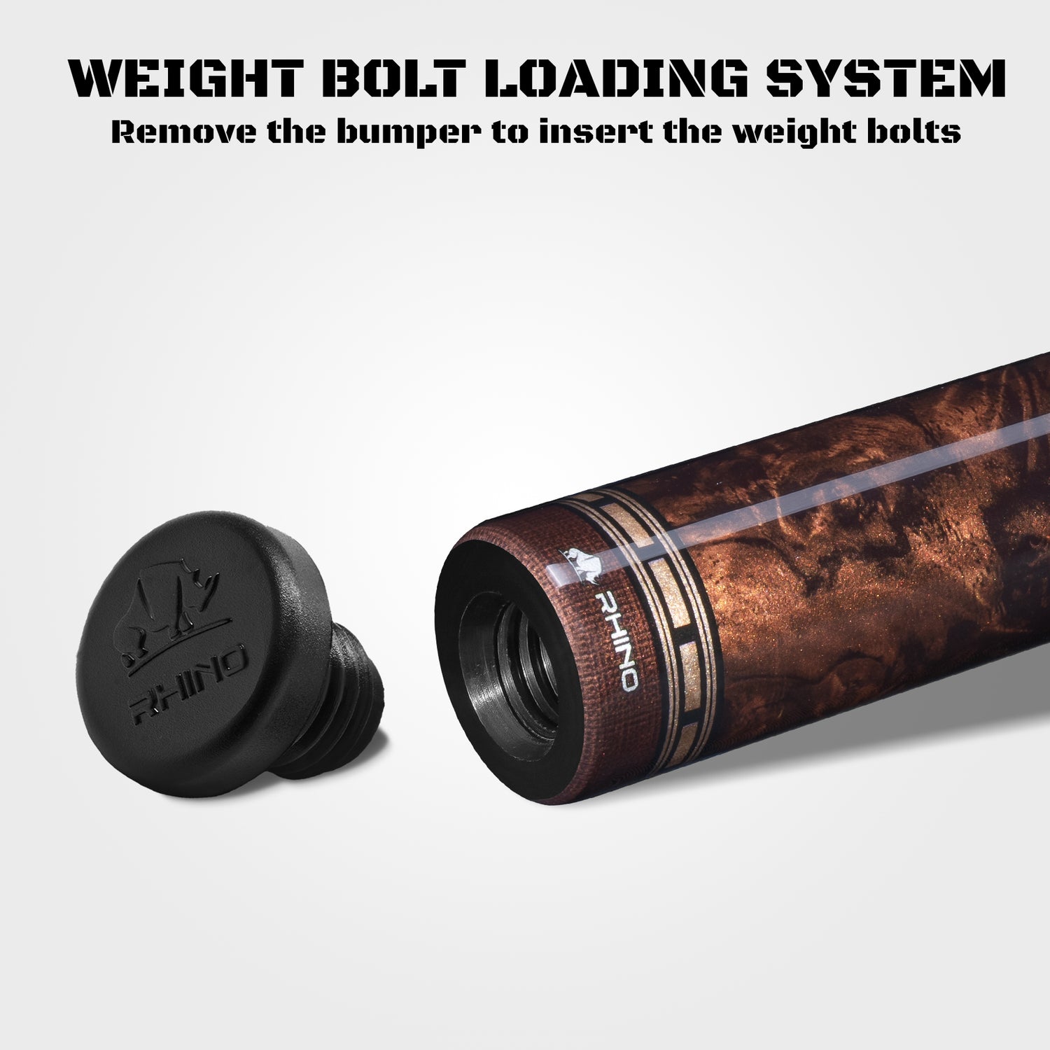 GẬY ĐÁNH RHINO MUST MU1 BURL BLUEPOINT