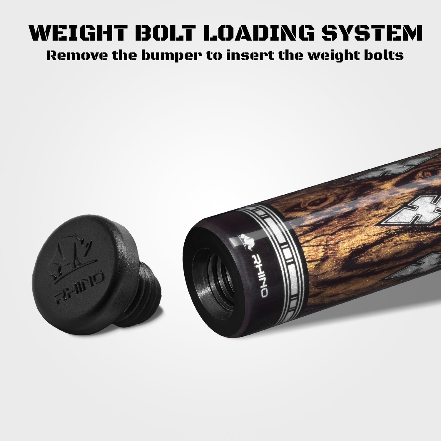 GẬY ĐÁNH RHINO MUST MU2 BOCOTE EBONY DIAMOND