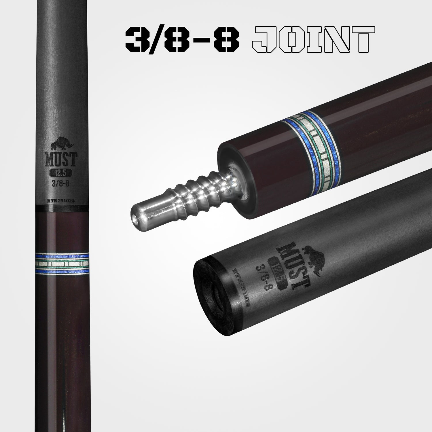 GẬY ĐÁNH RHINO MUST MU4 VERDE MULTIVENEER