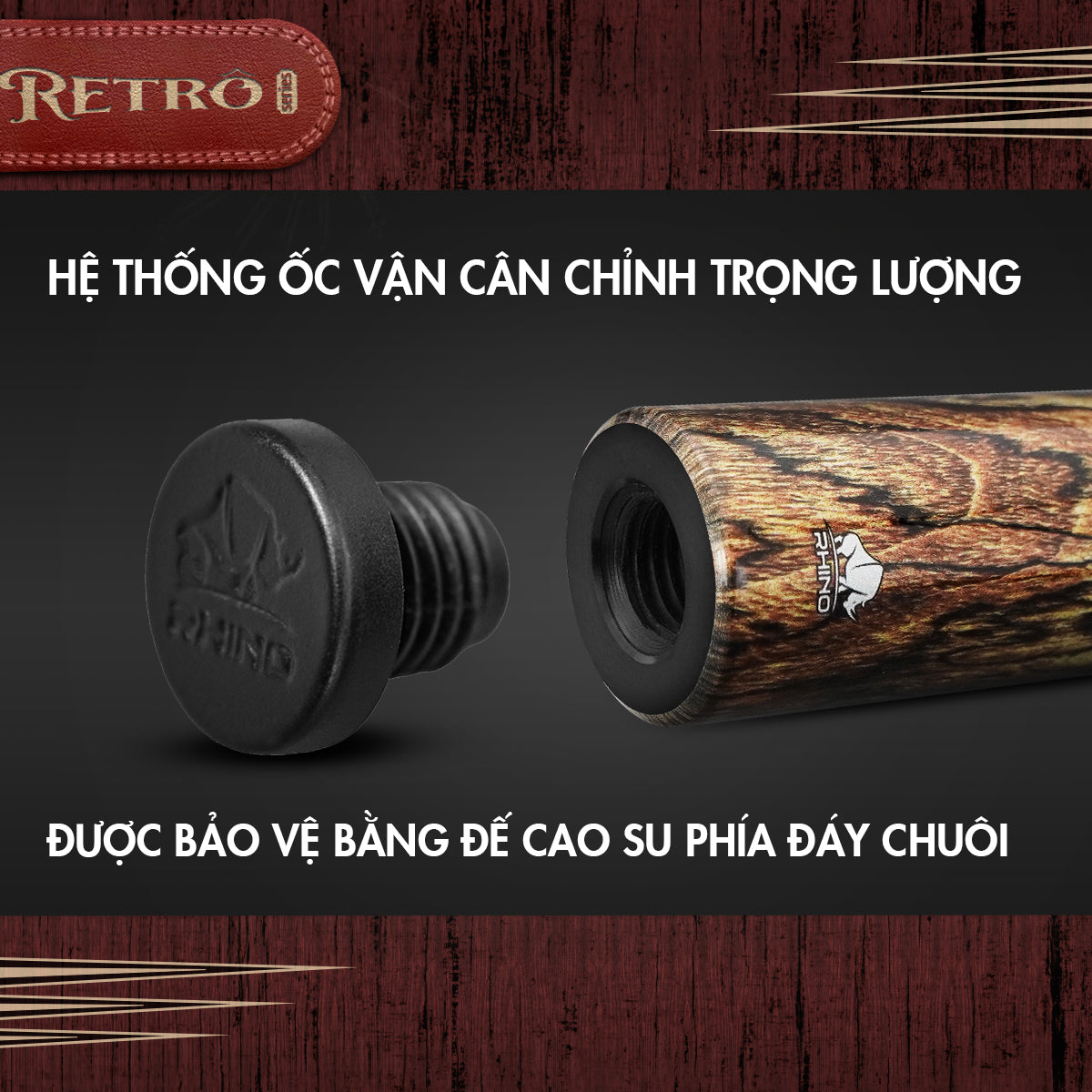 Bộ Cơ Rhino RETRÔ Bocote