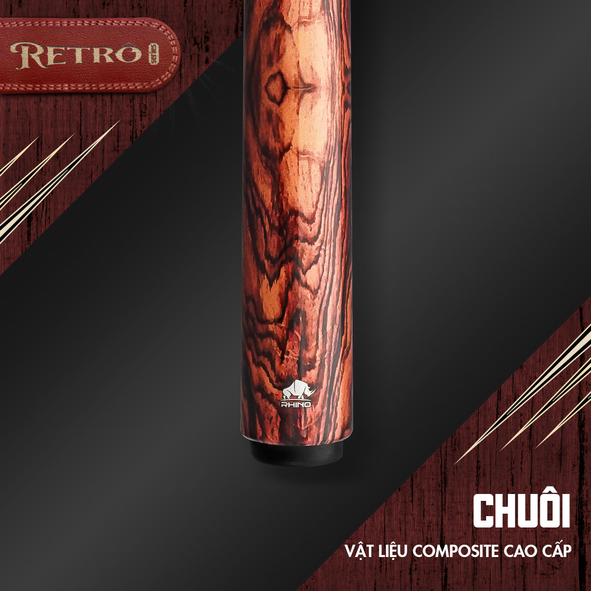 Bộ Cơ Rhino RETRÔ Cocobolo