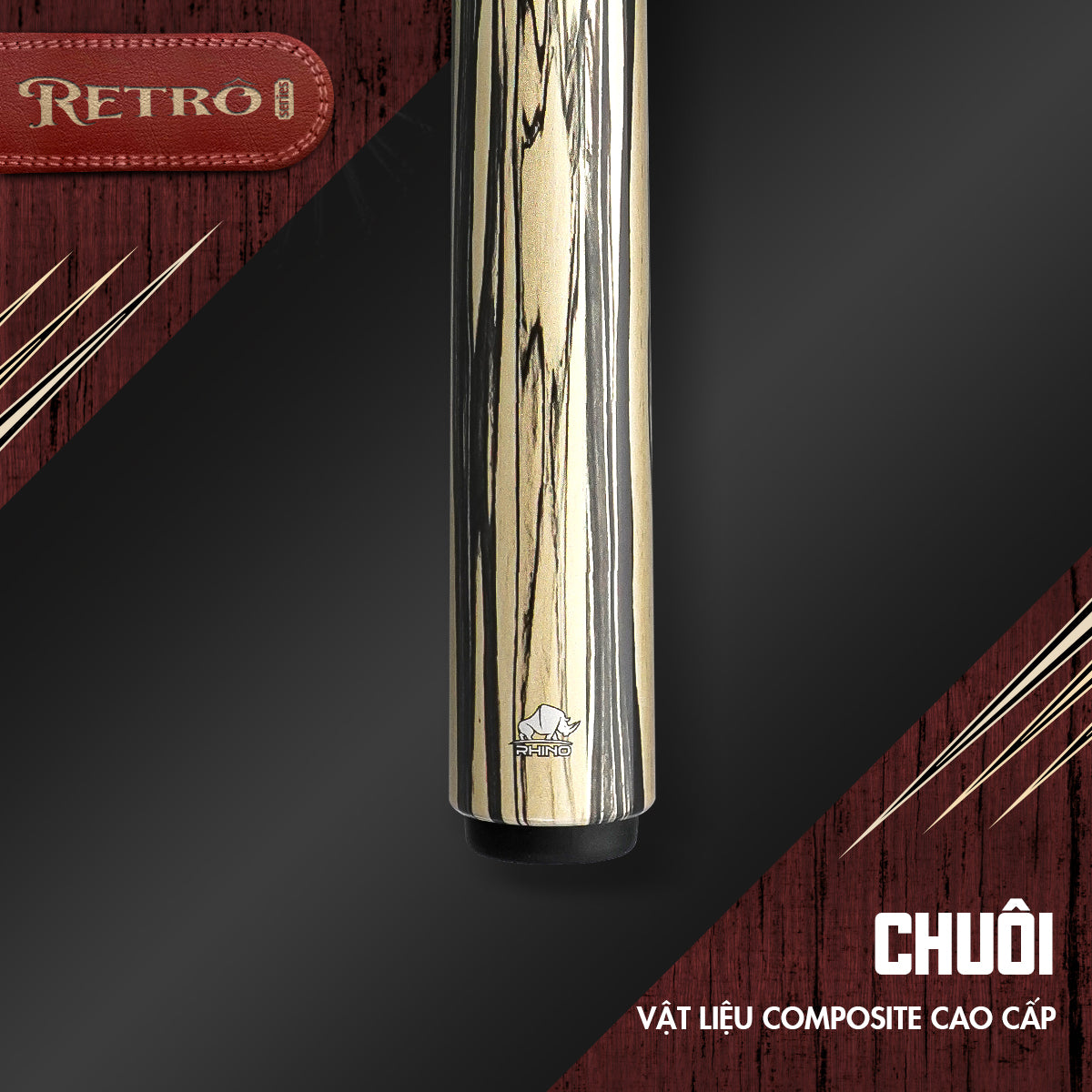 Bộ Cơ Rhino RETRÔ Pale Moon Ebony