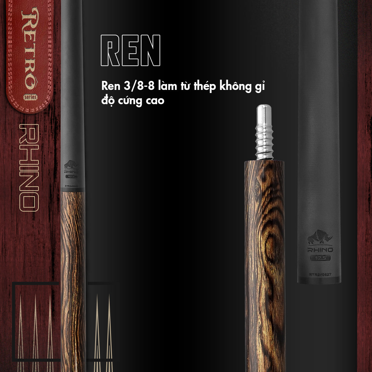 Bộ Cơ Rhino RETRÔ Bocote