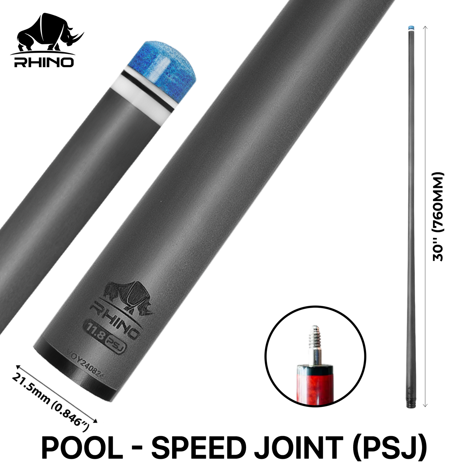 Ngọn Pool Rhino Carbon - Ren Speed Joint (PSJ)