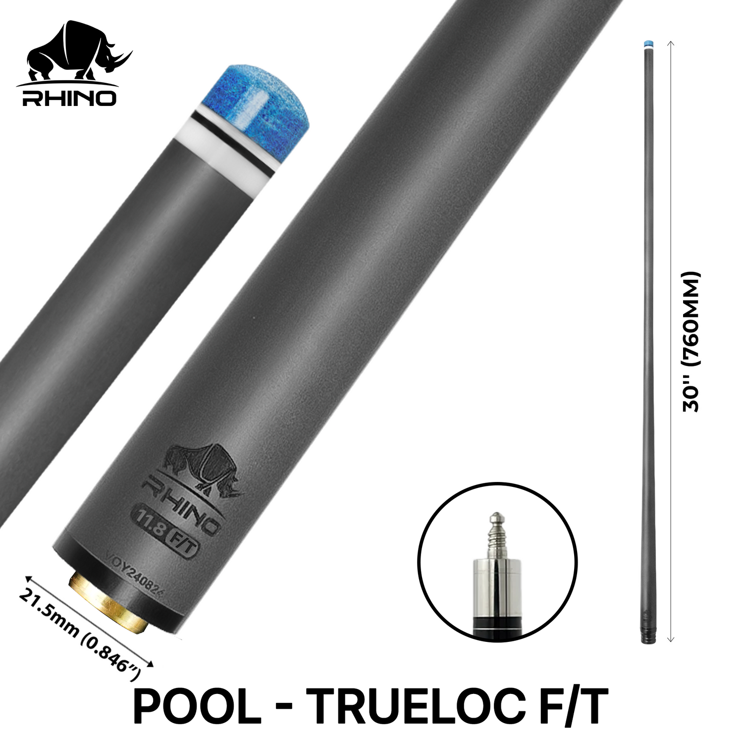 Ngọn Pool Rhino Carbon - Ren Trueloc F/T