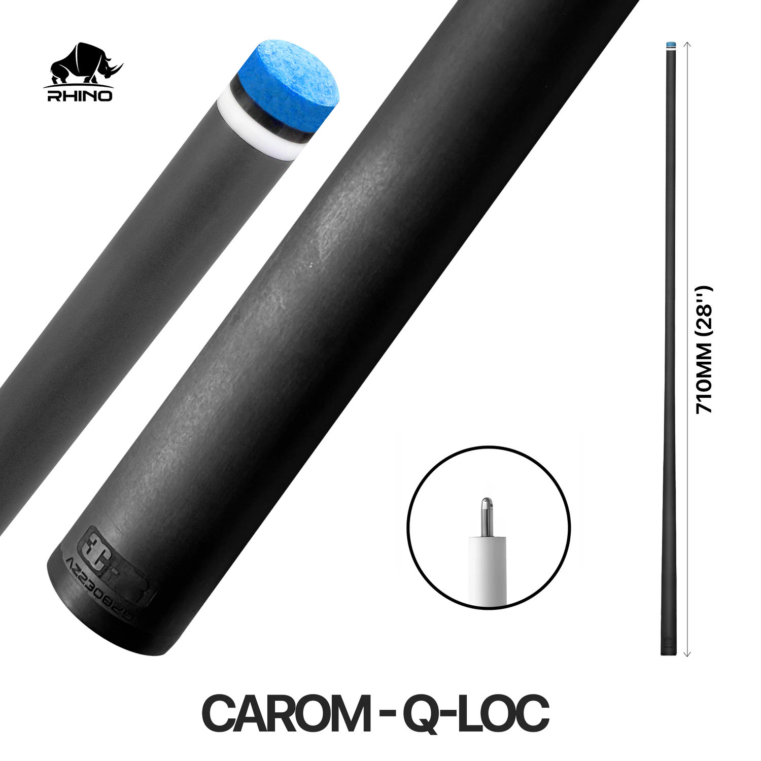 Ngọn Carom Rhino Carbon - Ren Uniloc