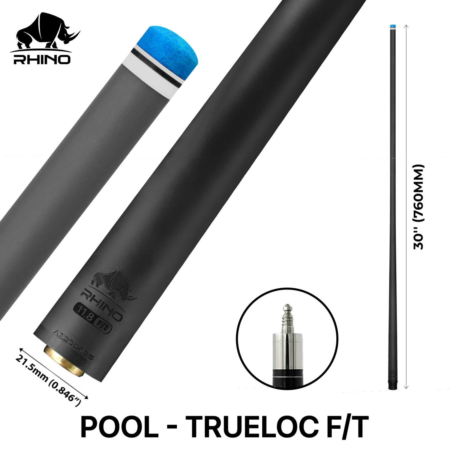 Ngọn Pool Rhino Carbon - Ren Trueloc F/T