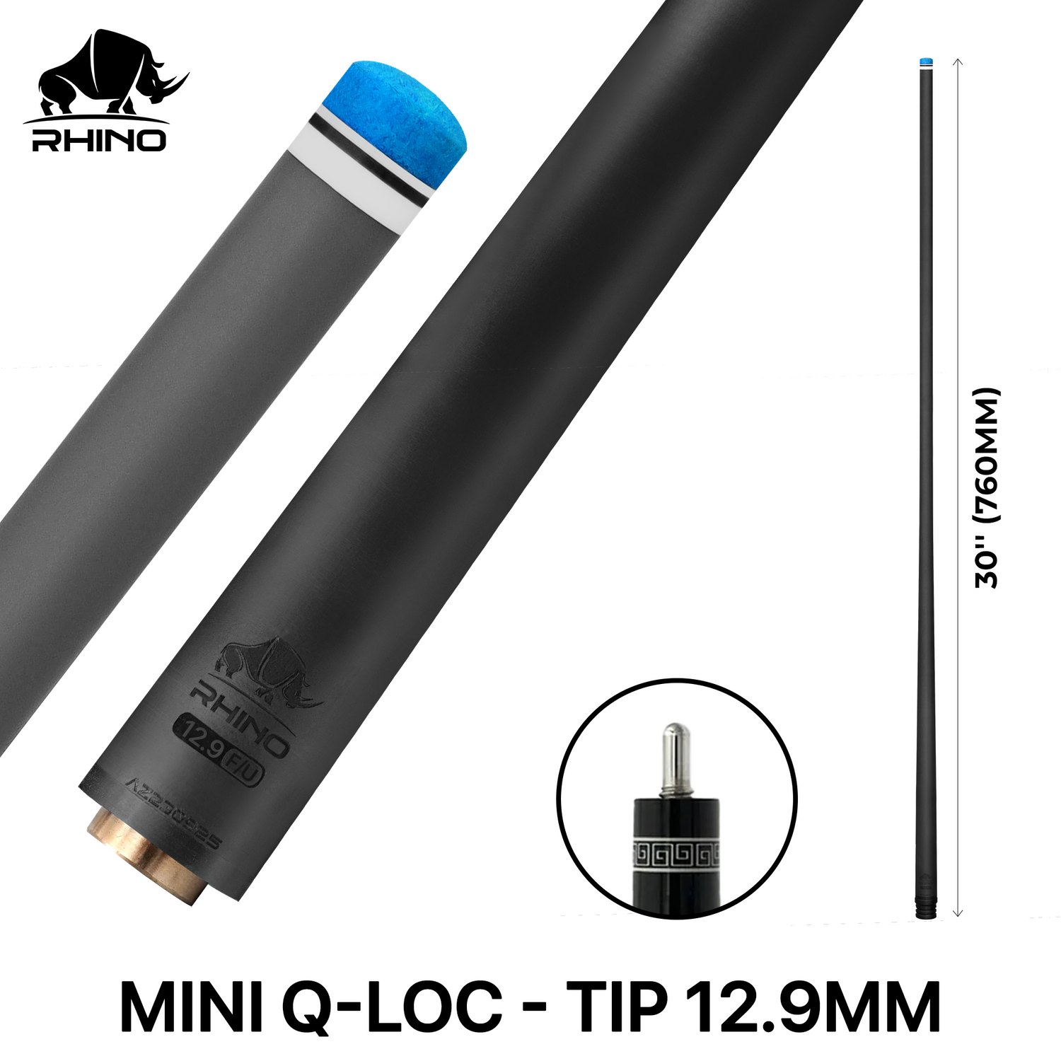 Ngọn Pool Rhino Carbon - Ren Mini Uniloc F/U