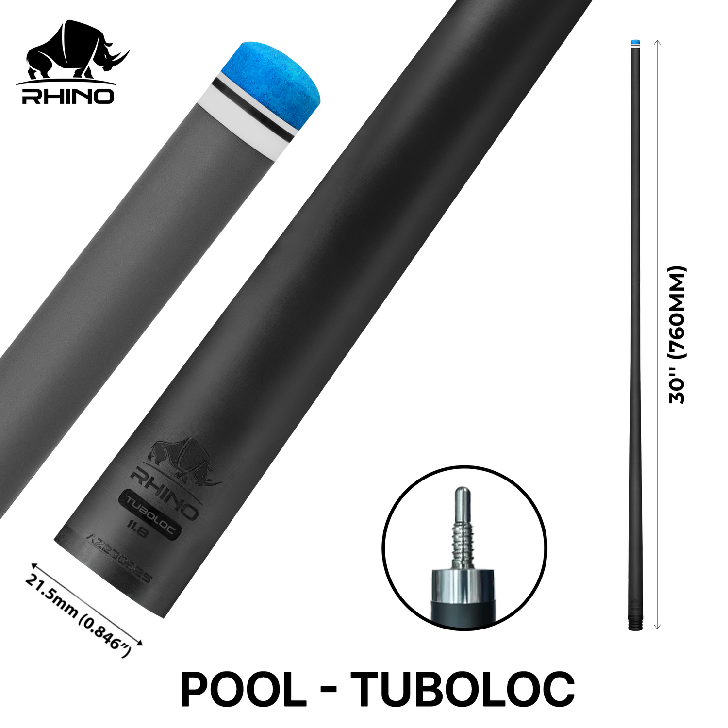 Ngọn Pool Rhino Carbon - Ren Turbo Lock