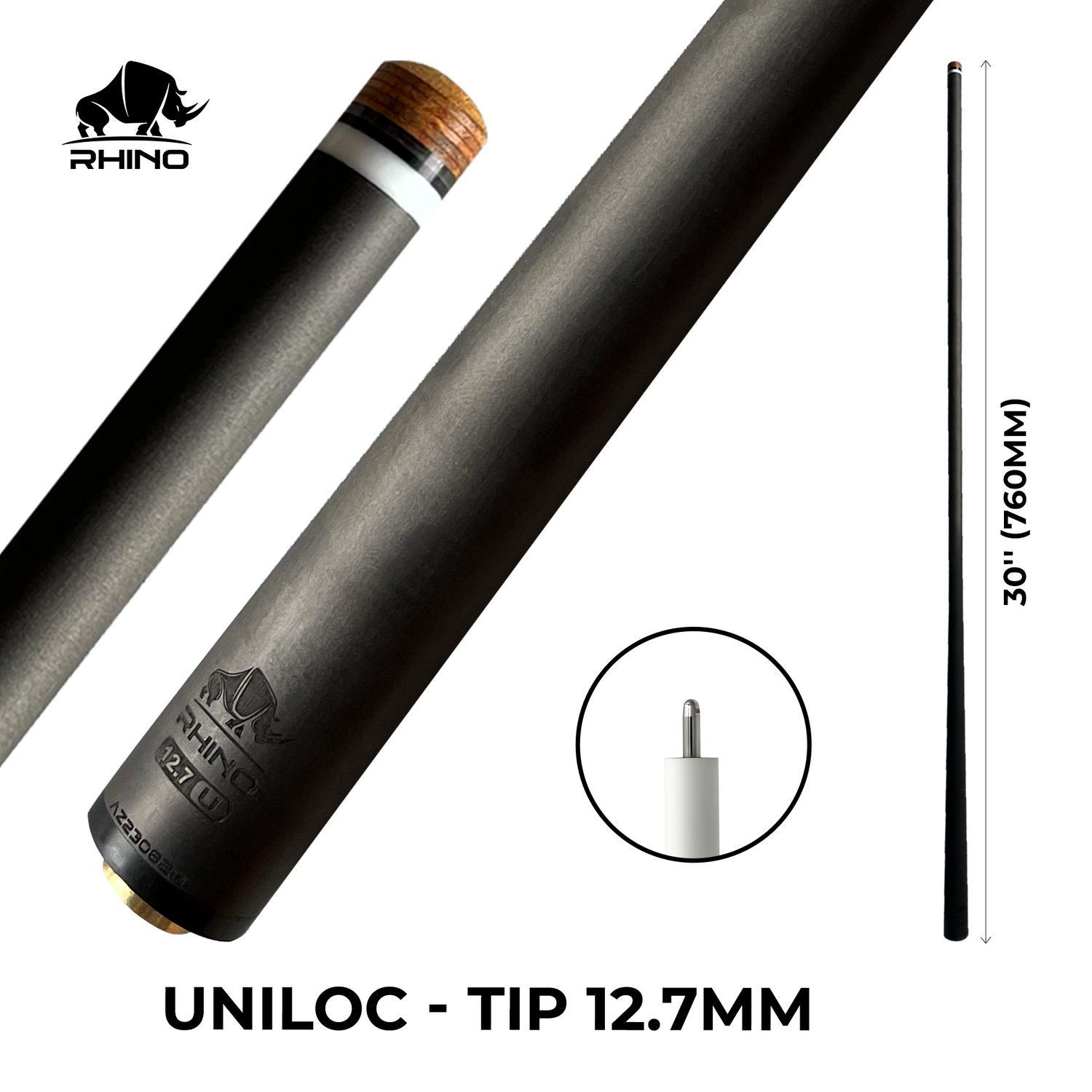 Ngọn Pool Rhino Carbon - Ren Uniloc